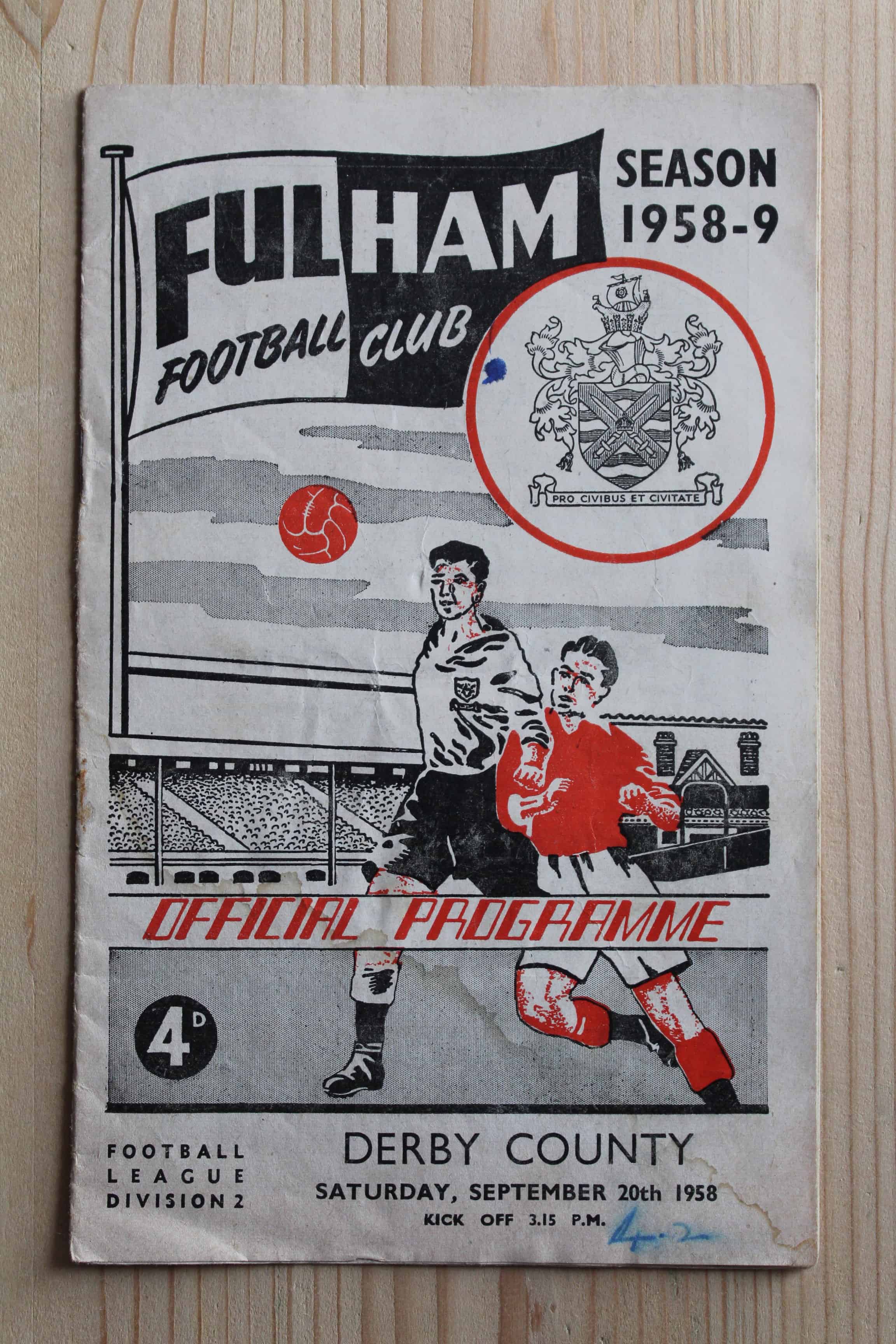 Fulham FC v Derby County FC