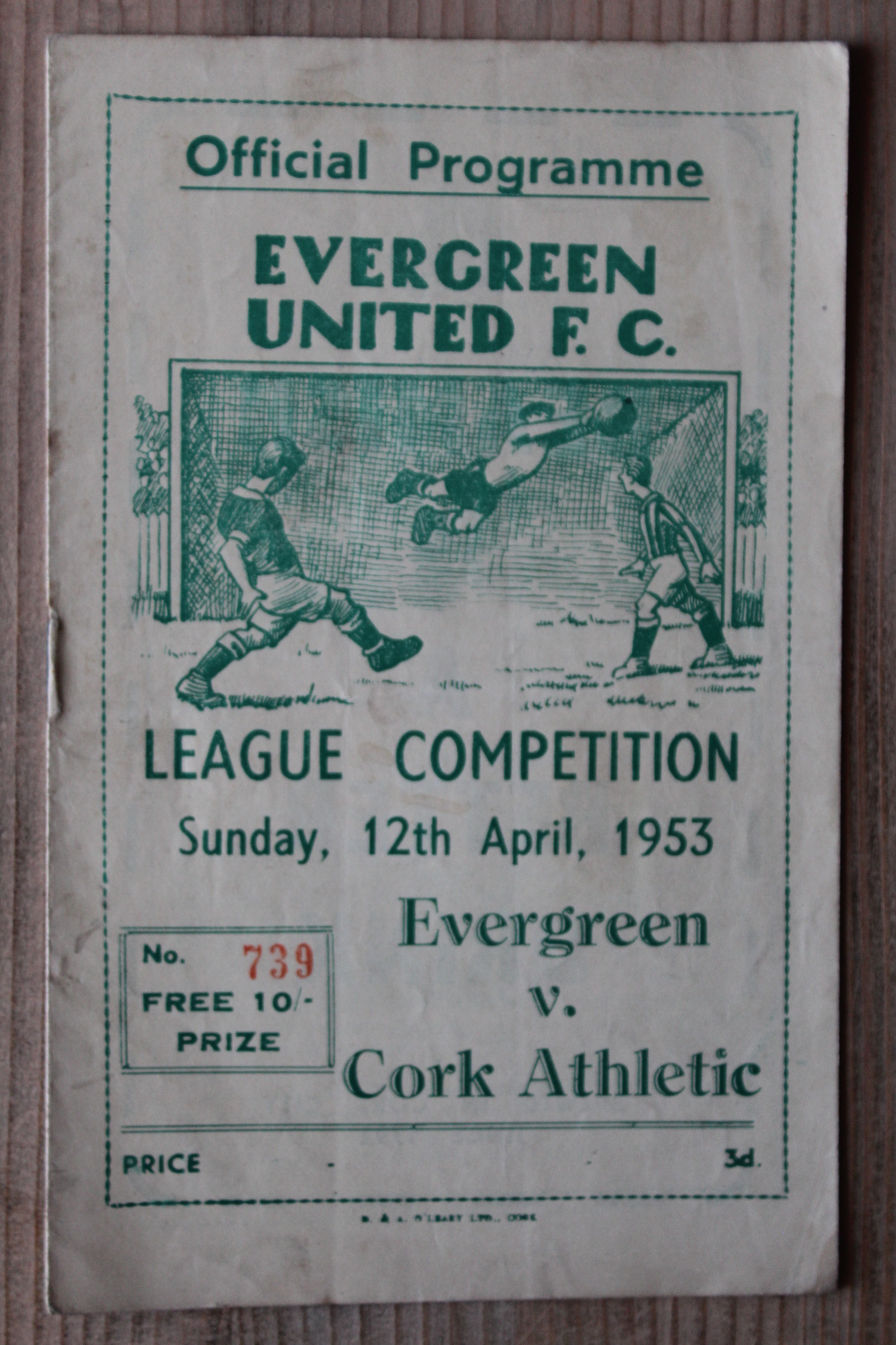Evergreen Utd (Ireland) v Cork Athletic