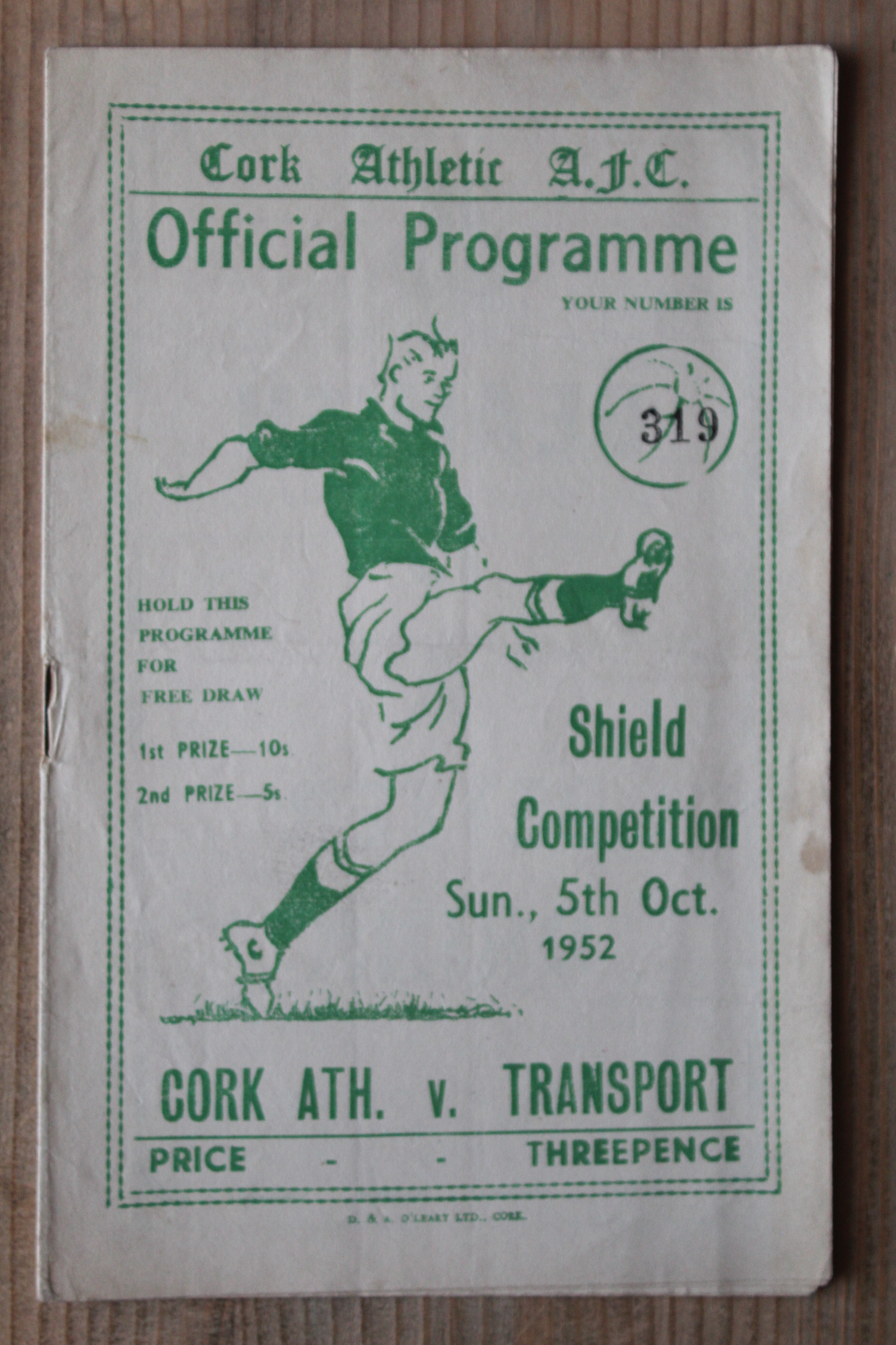 Cork Athletic v Transport (Ireland)