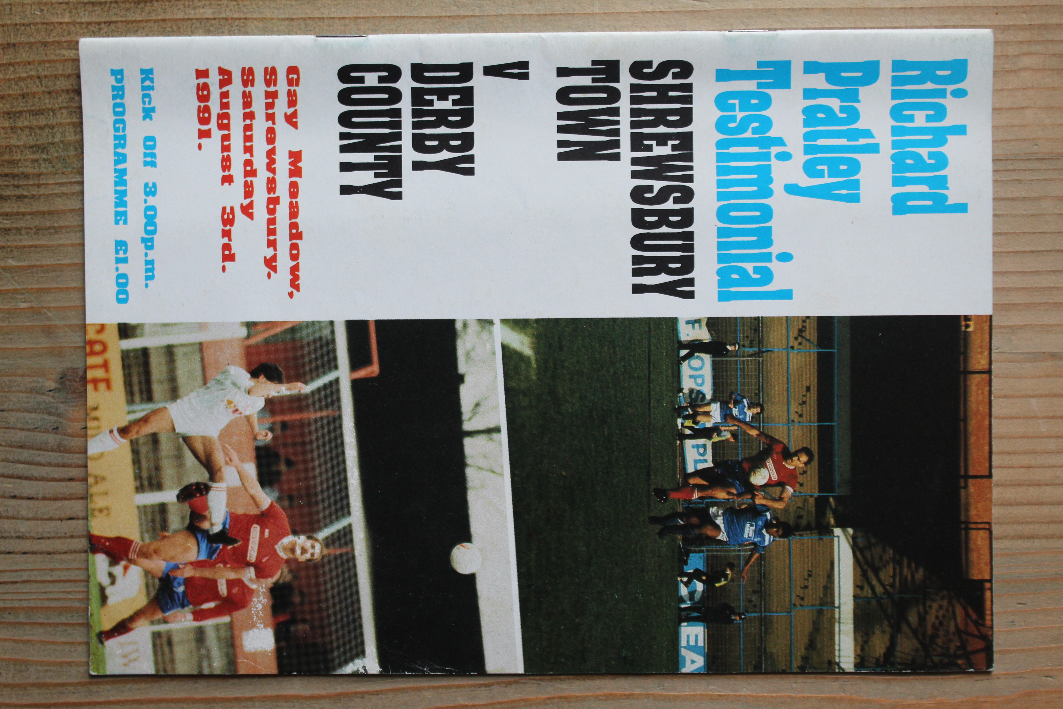 Shrewsbury Town FC v Derby County FC