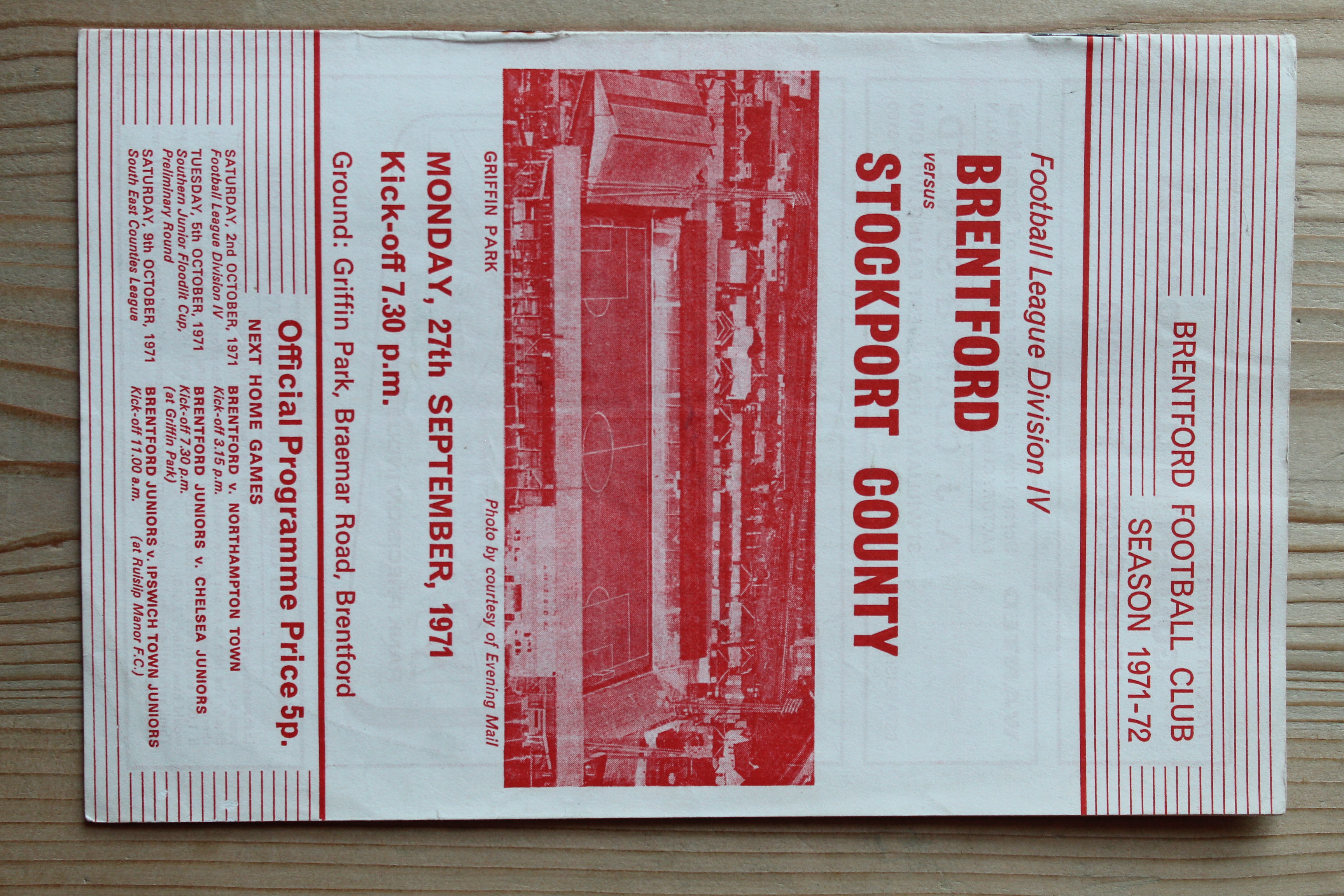Brentford FC v Stockport County FC