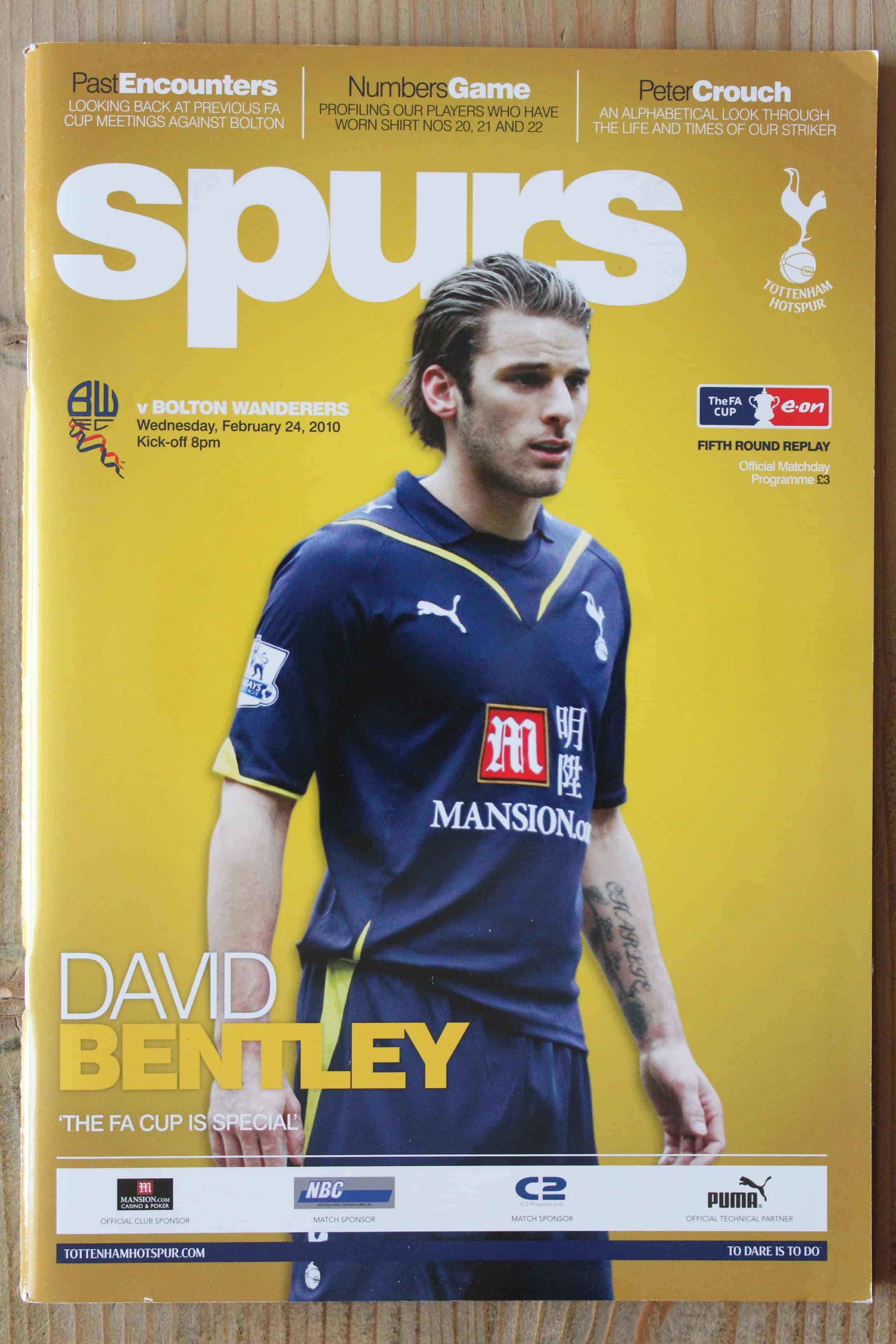 Tottenham Hotspur FC v Bolton Wanderers FC