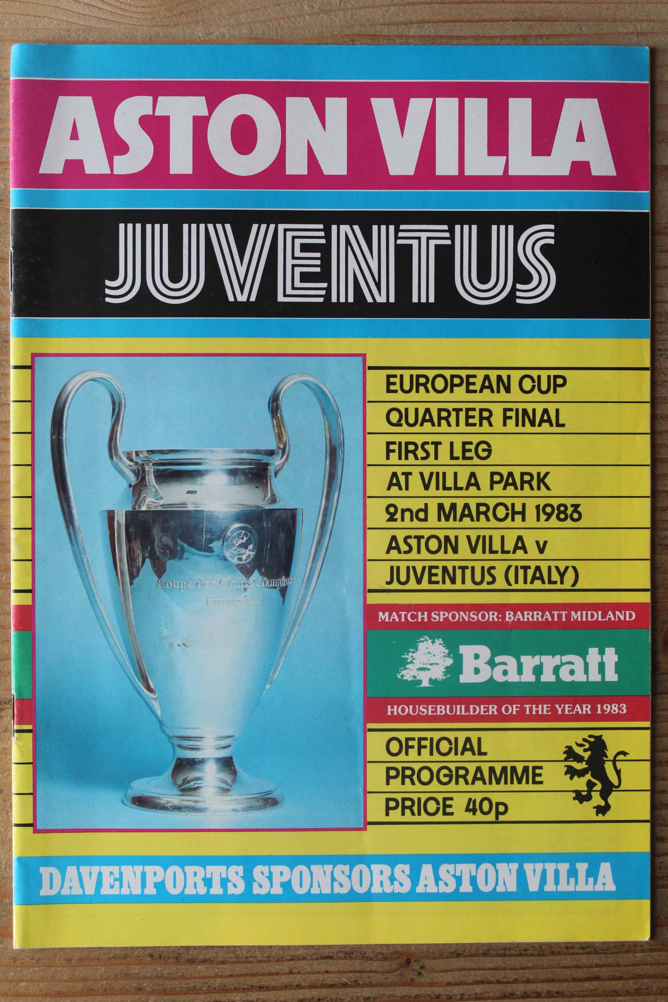 Aston Villa FC v Juventus FC