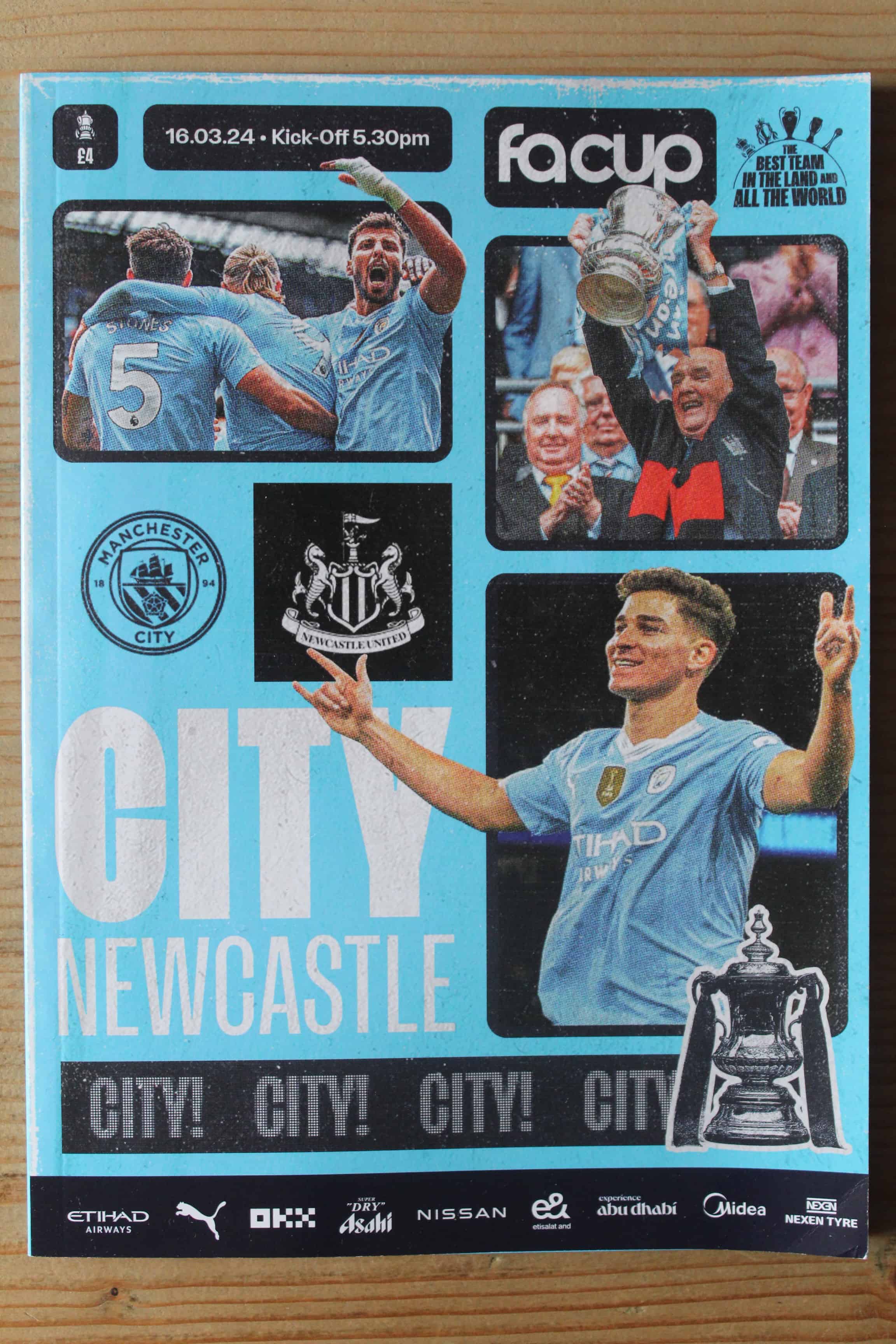 Manchester City FC v Newcastle United FC