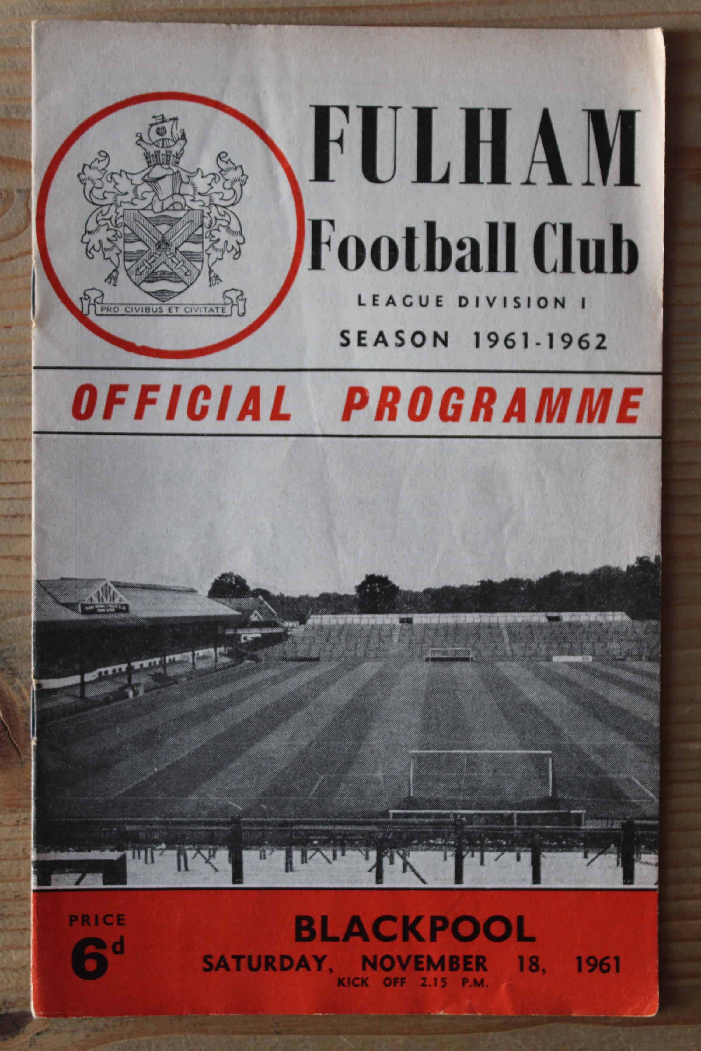 Fulham FC v Blackpool FC
