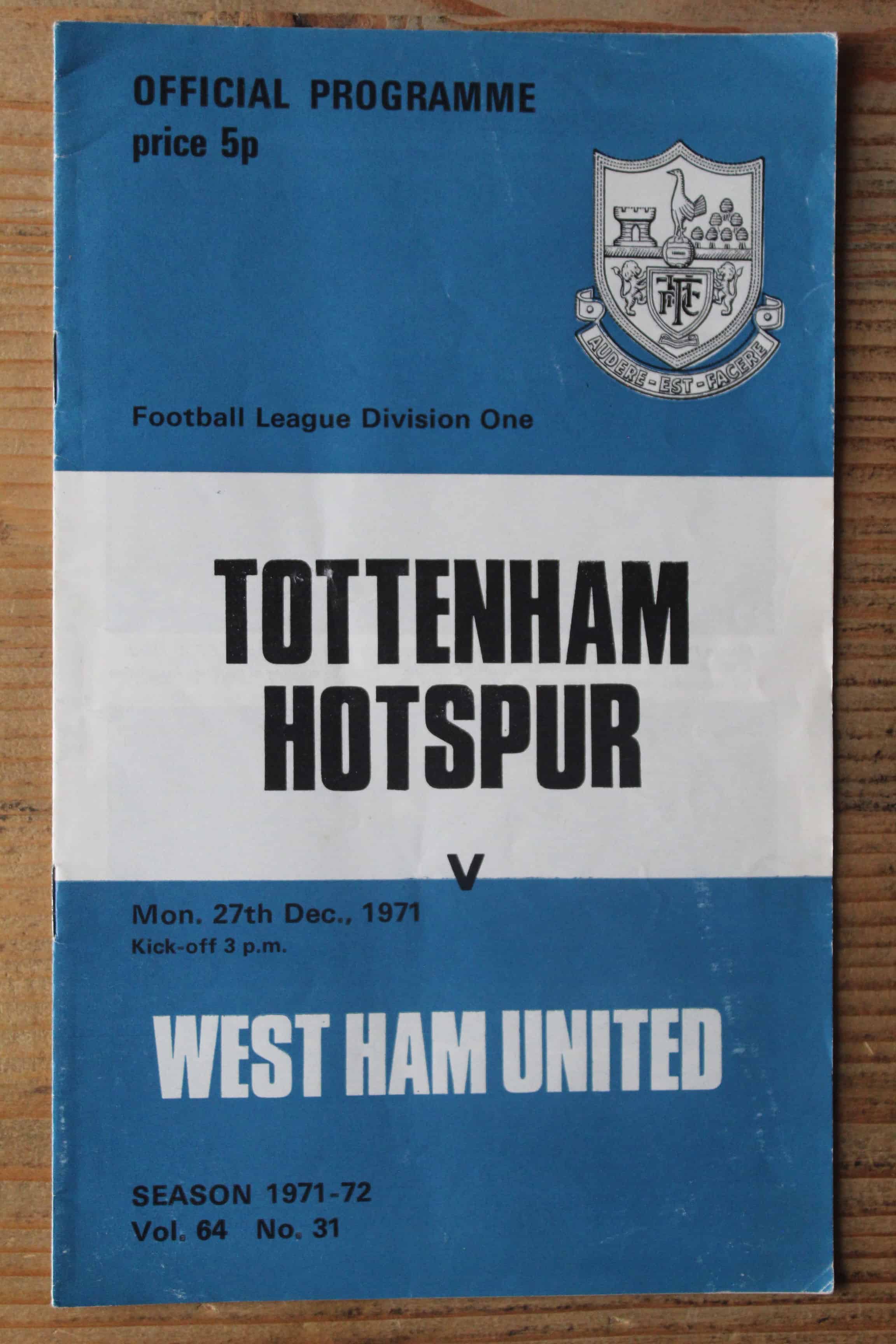 Tottenham Hotspur FC v West Ham United FC