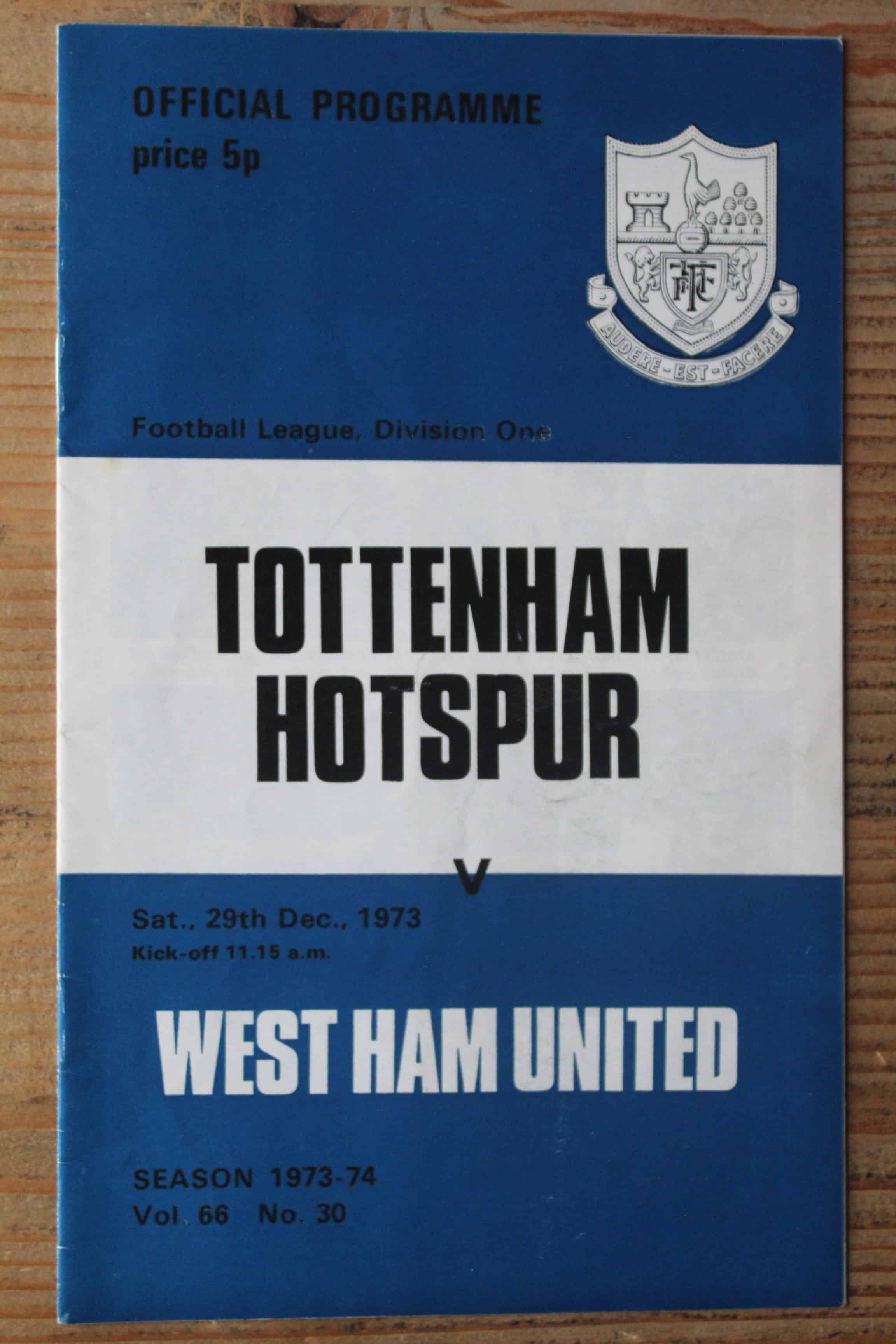 Tottenham Hotspur FC v West Ham United FC