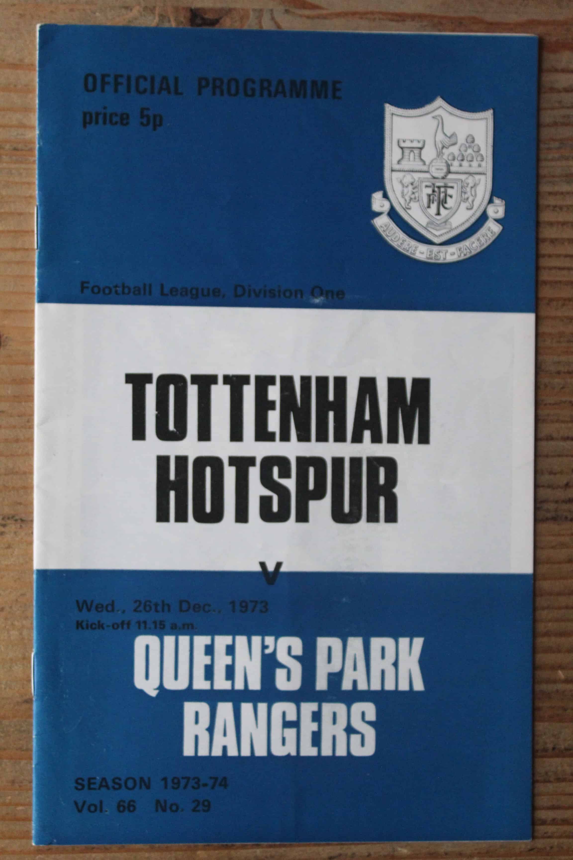 Tottenham Hotspur FC v Queens Park Rangers FC