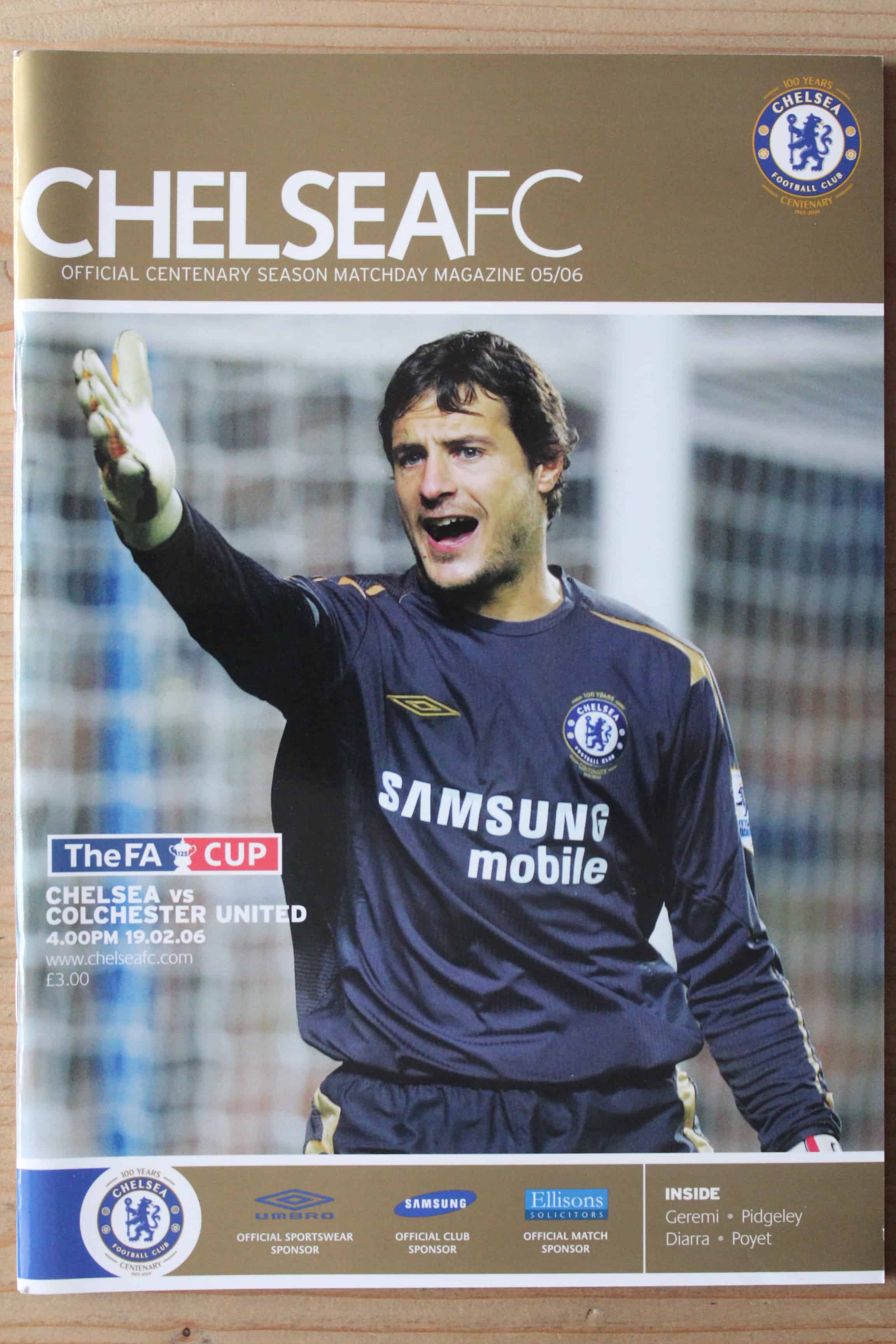 Chelsea FC v Colchester United FC