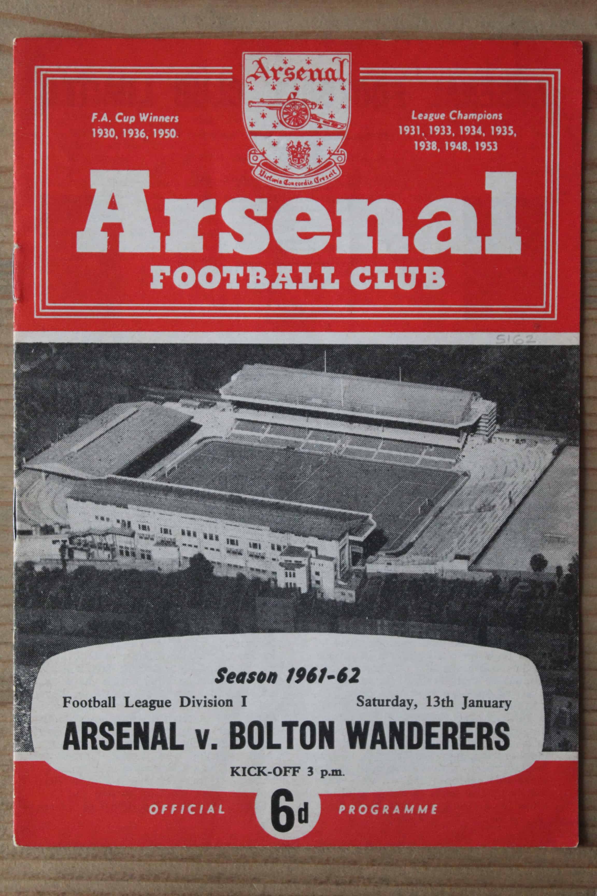 Arsenal FC v Bolton Wanderers FC