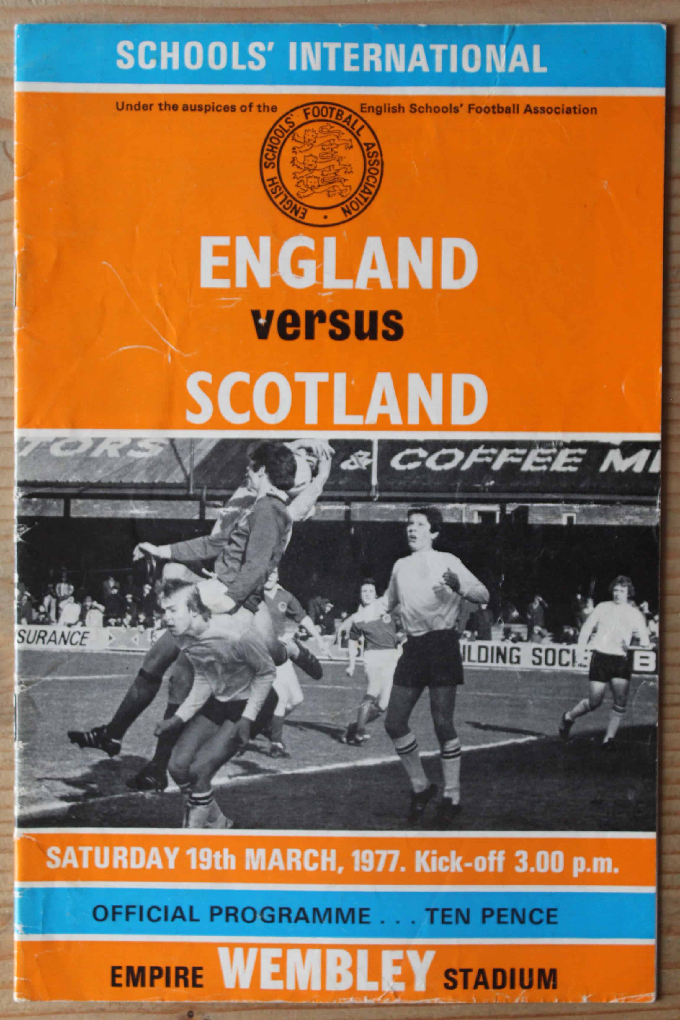 England (Schools) v Scotland (Schools)