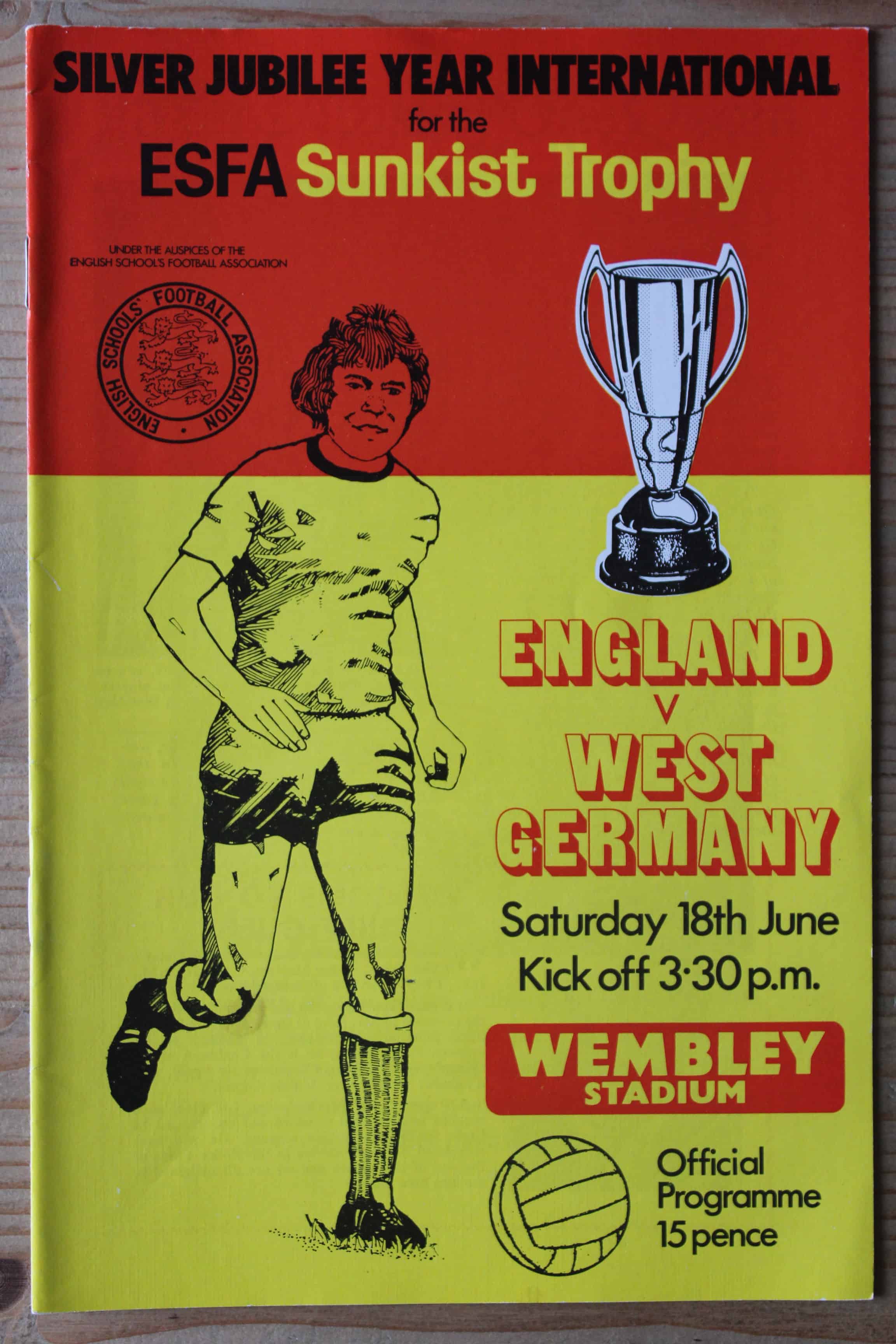 England (Schools) v West Germany (Schools)