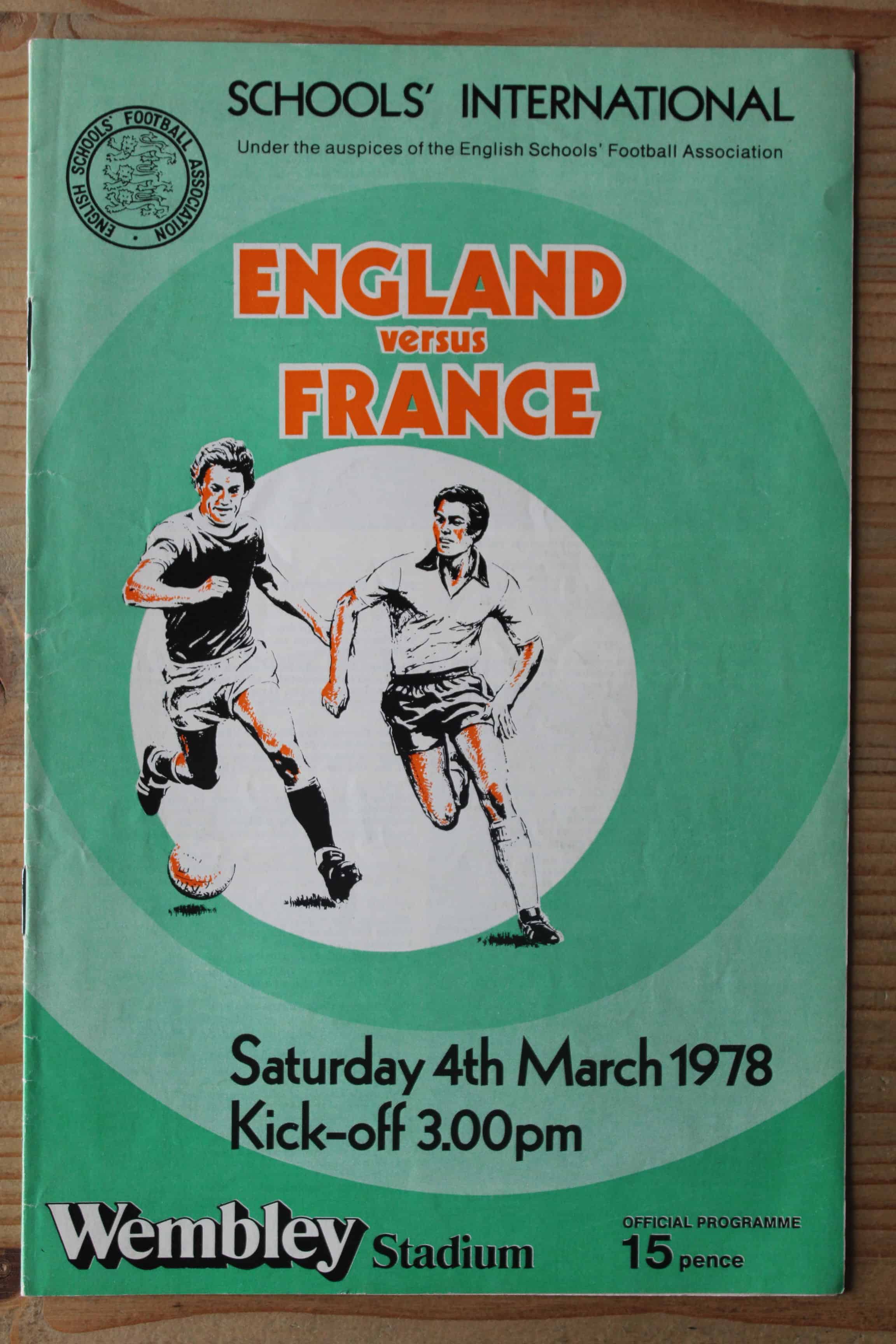 England (Schools) v France (Schools)