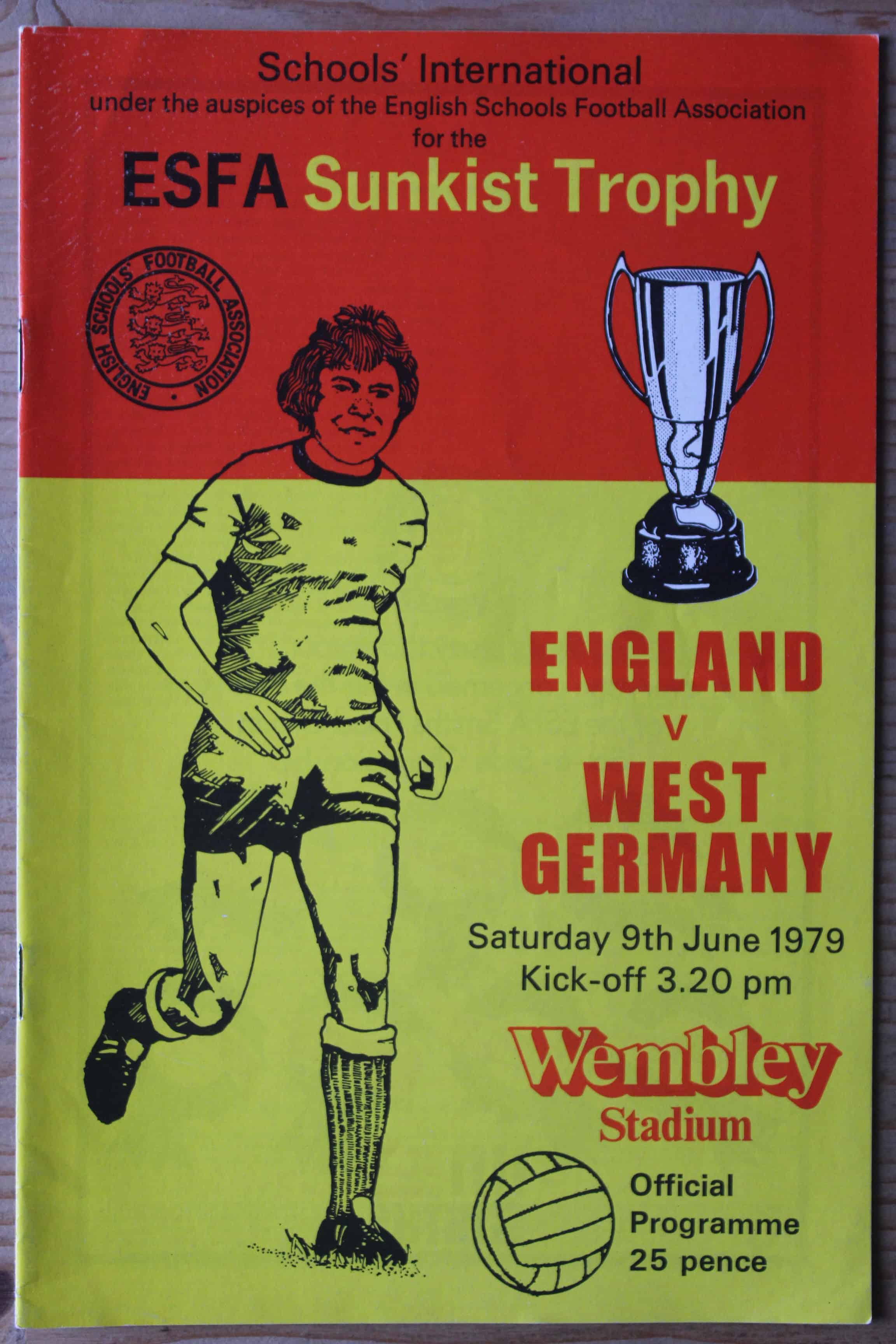 England (Schools) v West Germany (Schools)