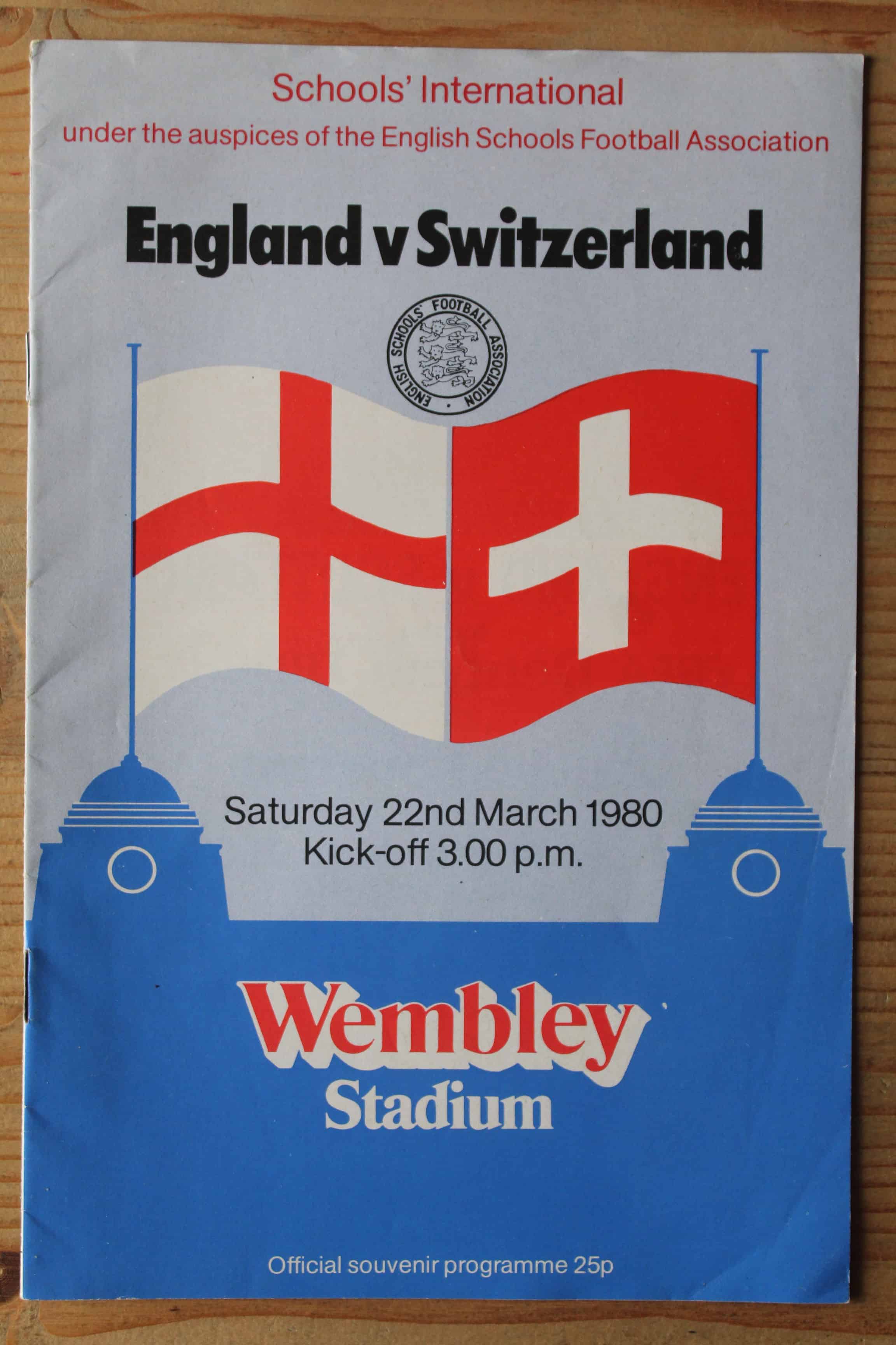 England (Schools) v Switzerland (Schools)