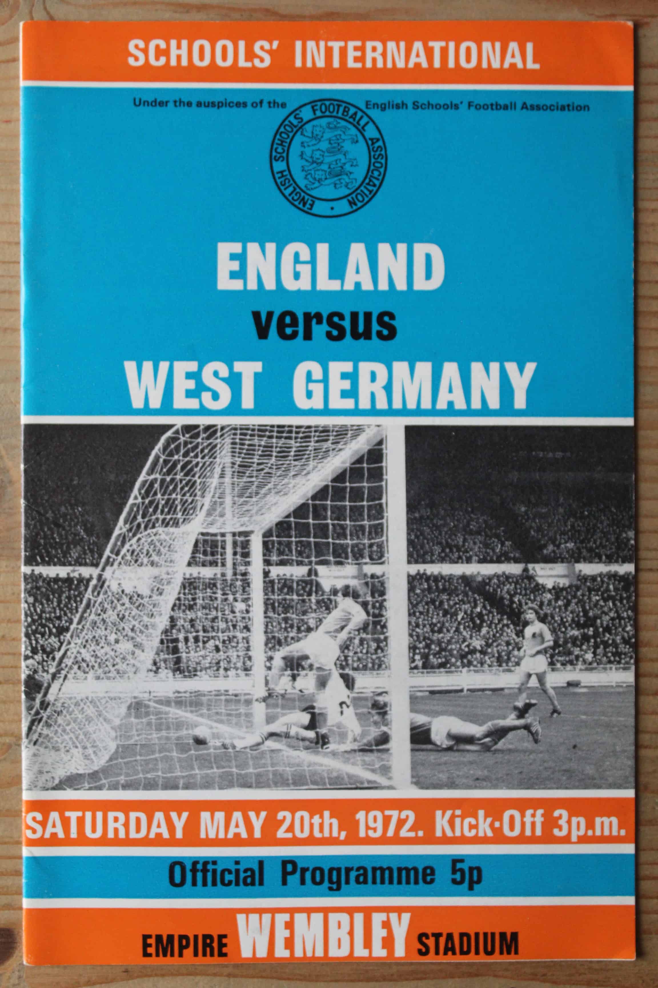 England (Schools) v West Germany (Schools)