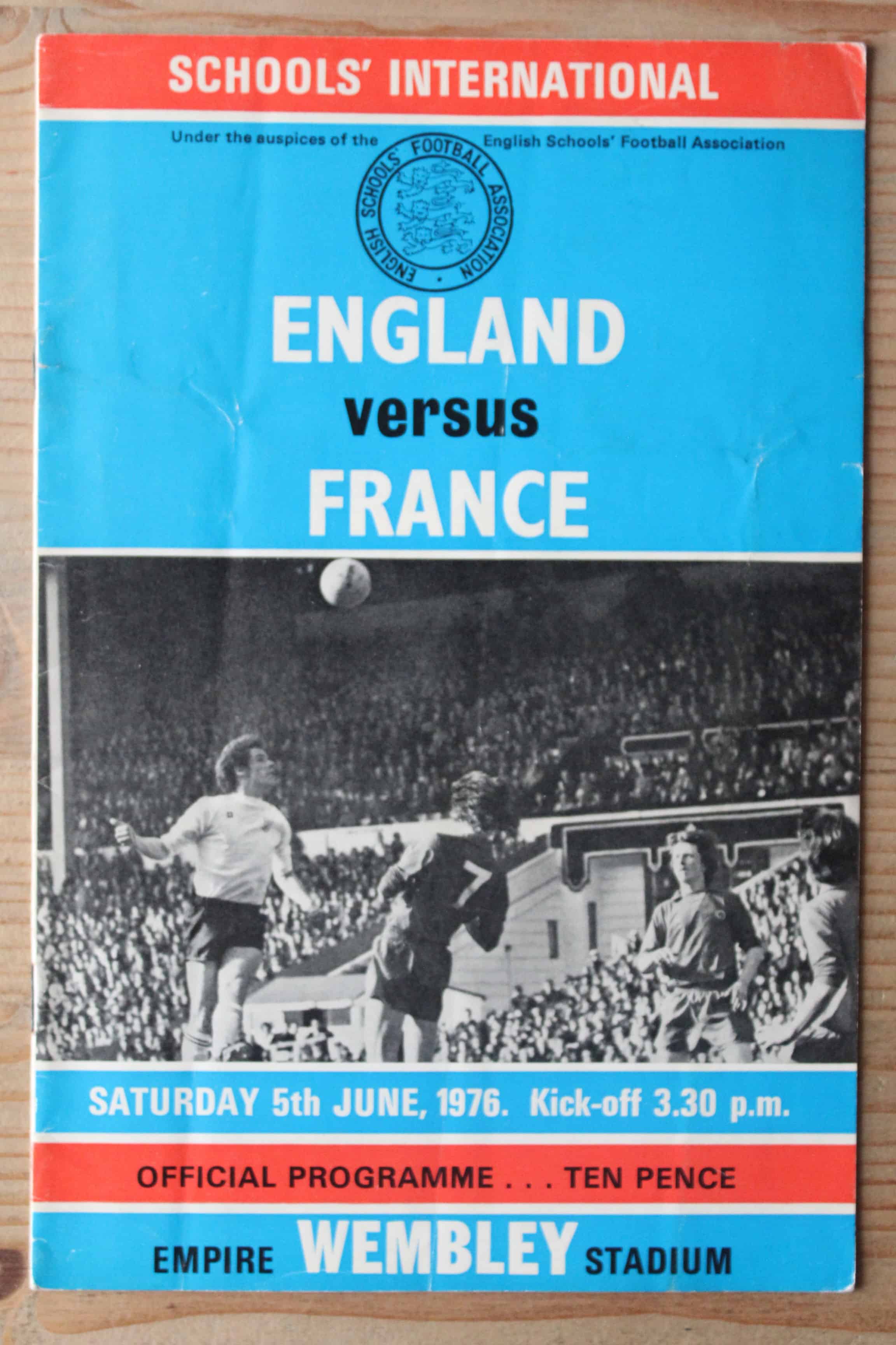 England (Schools) v France (Schools)