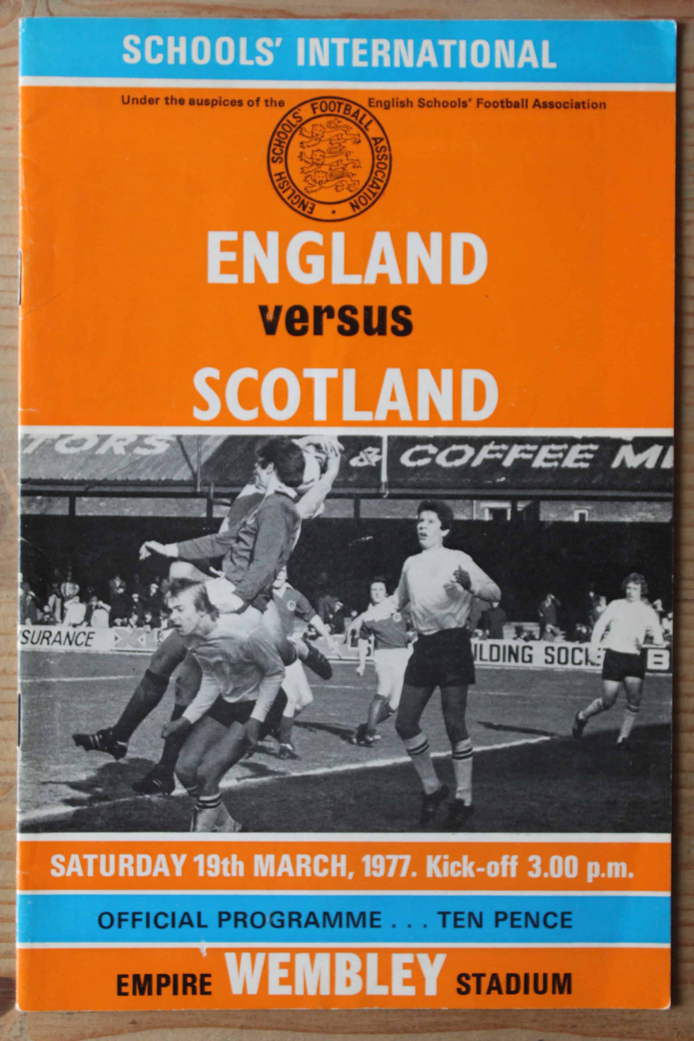 England (Schools) v Scotland (Schools)