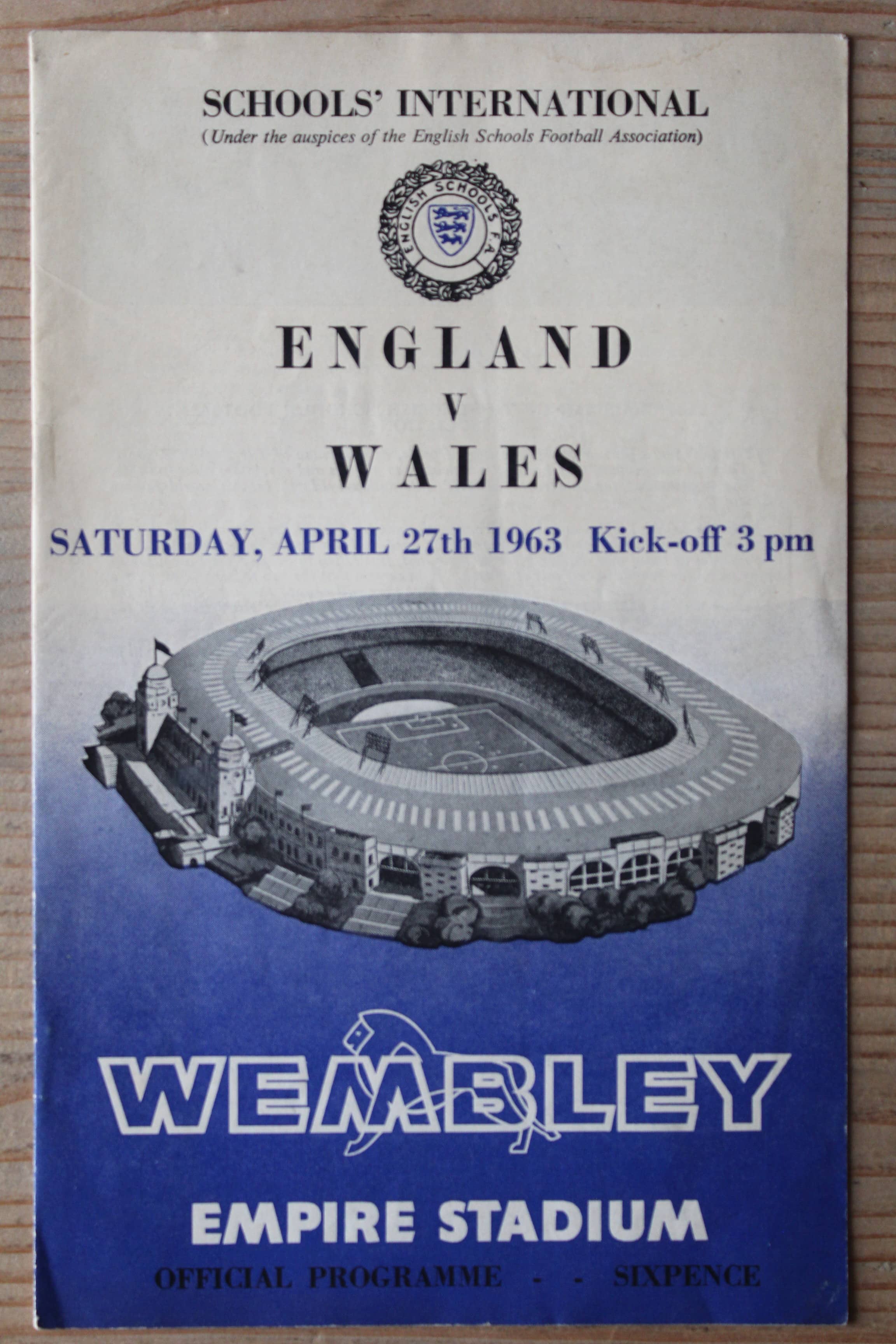 England (Schools) v Wales (Schools)