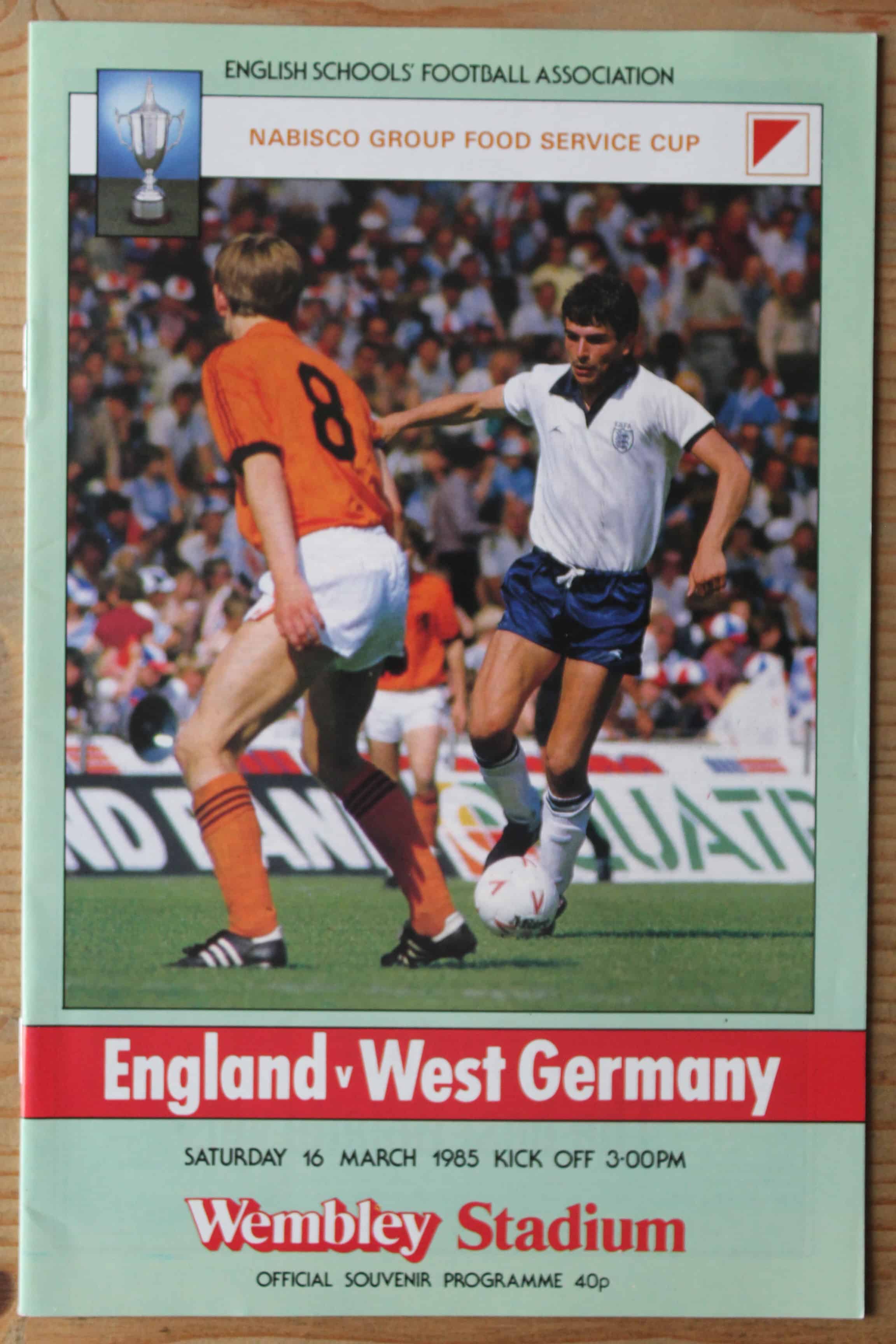 England (Schools) v West Germany (Schools)