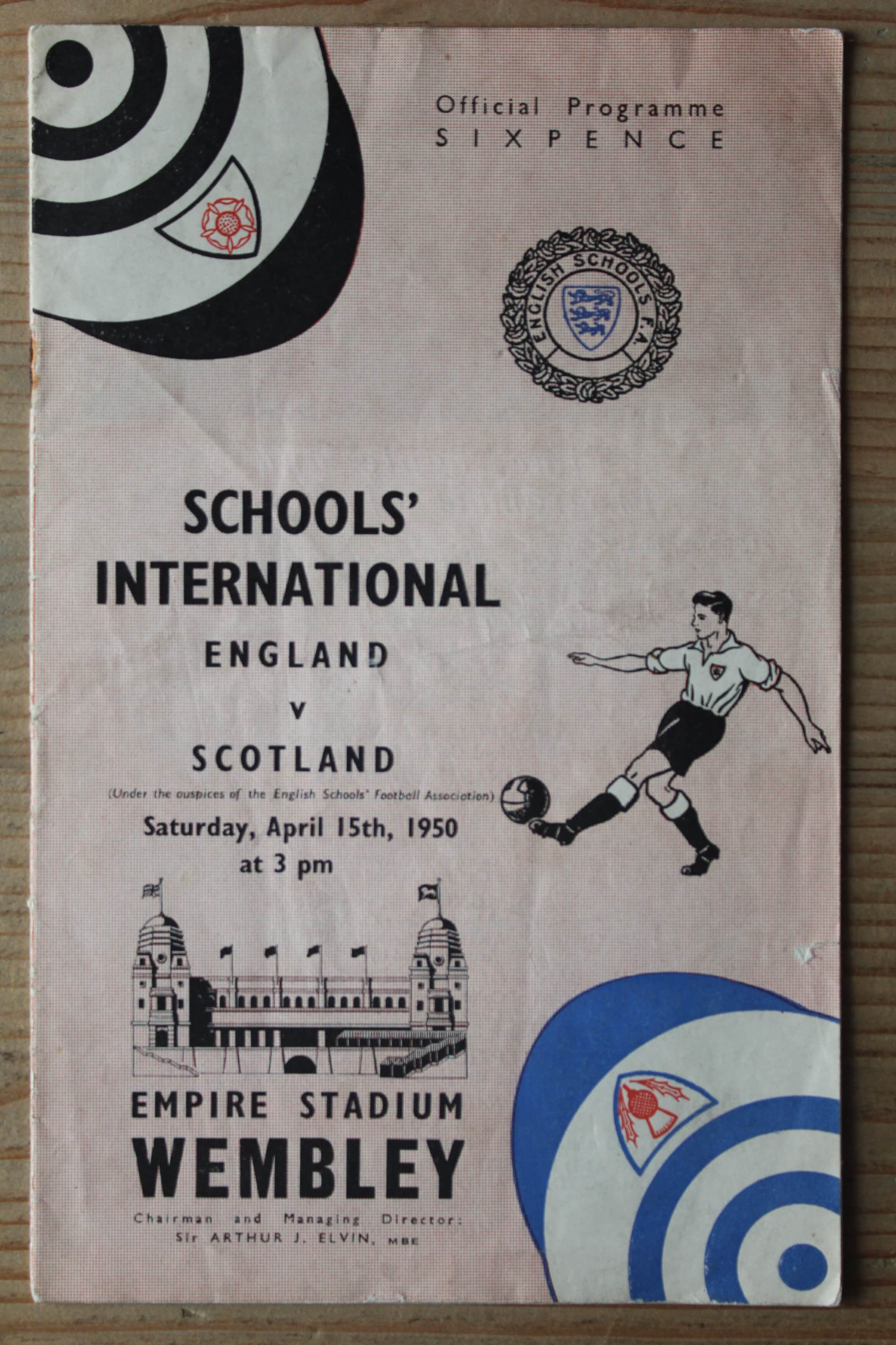 England (Schools) v Scotland (Schools)