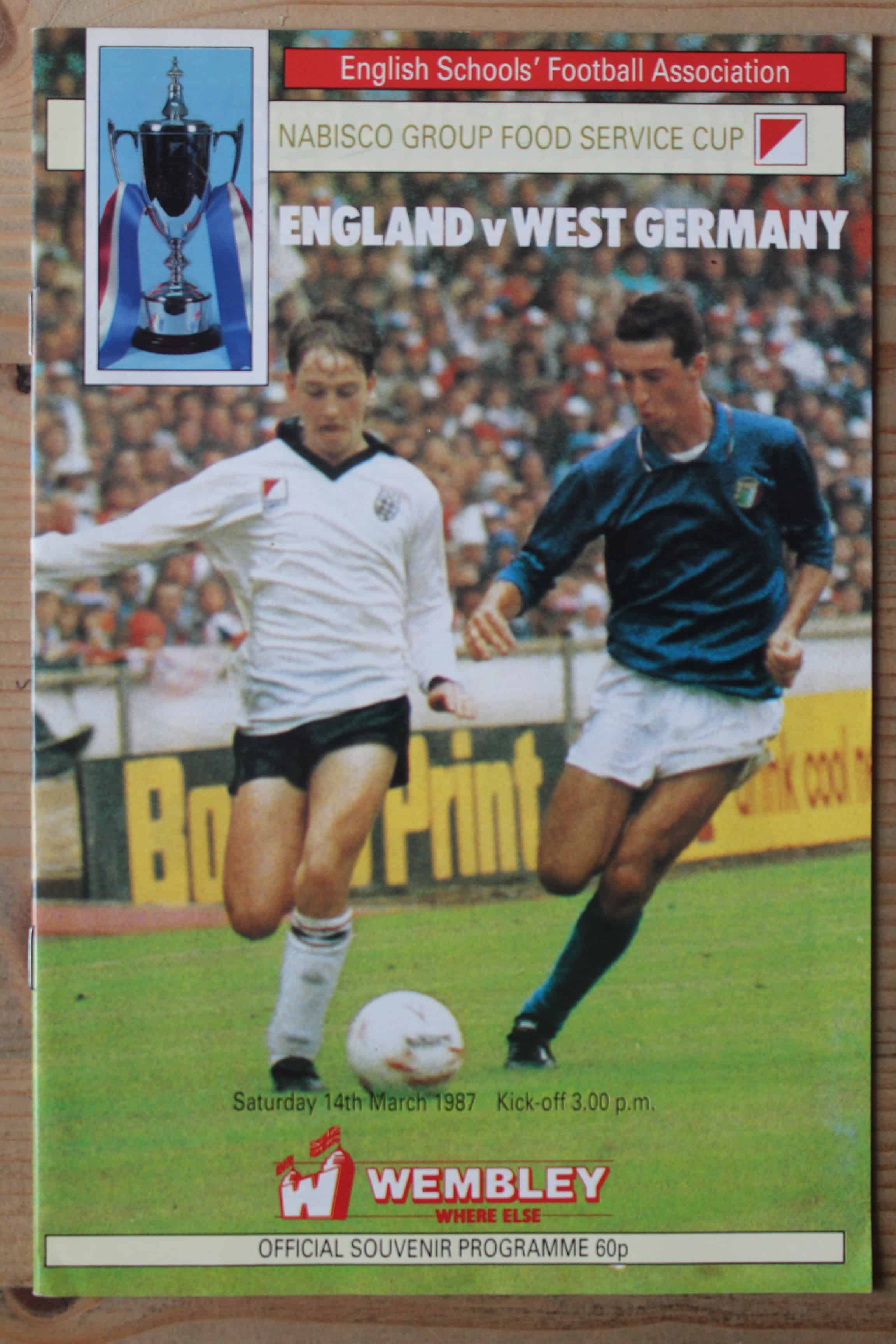 England (Schools) v West Germany (Schools)