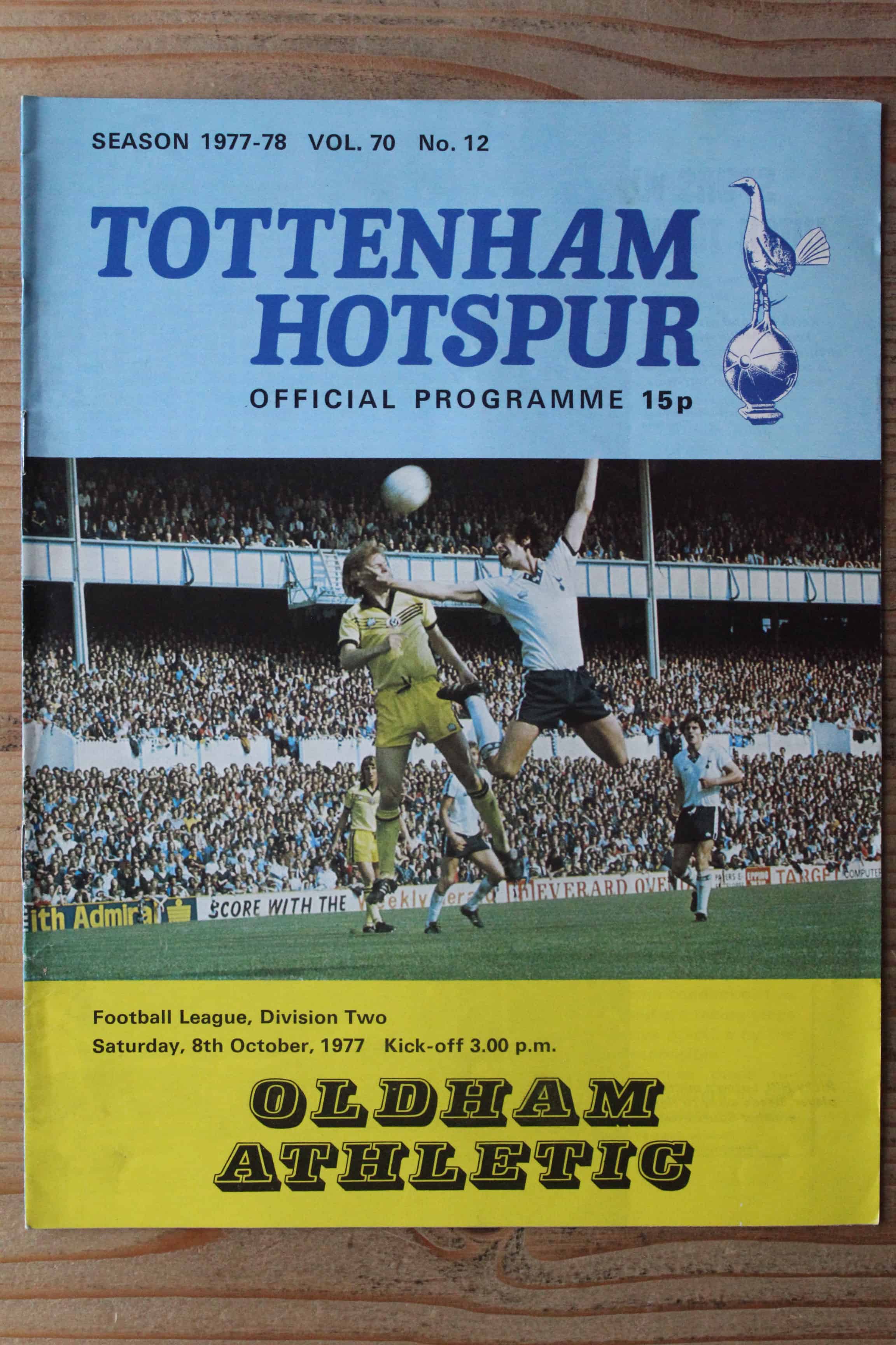 Tottenham Hotspur FC v Oldham Athletic FC