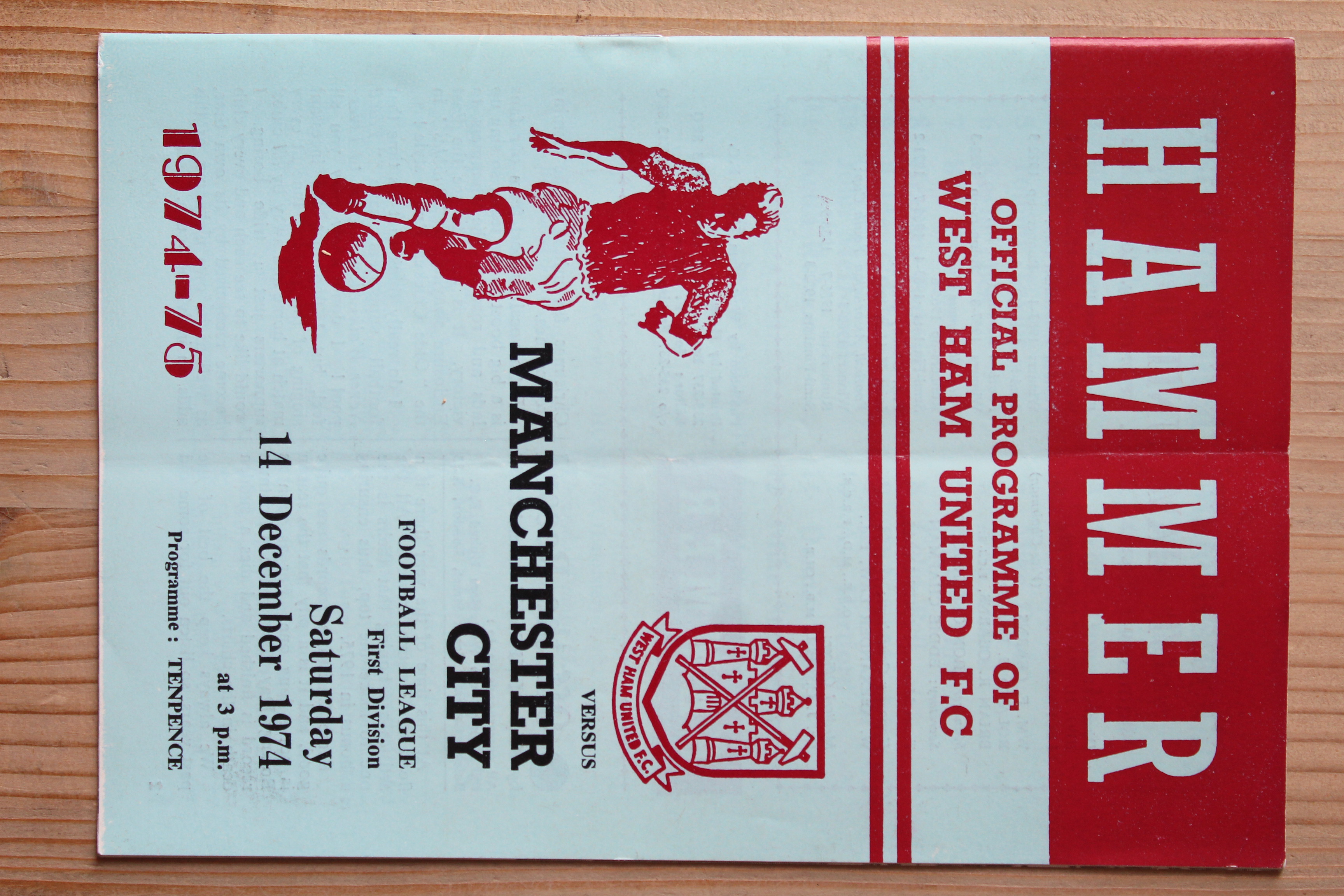 West Ham United FC v Manchester City FC