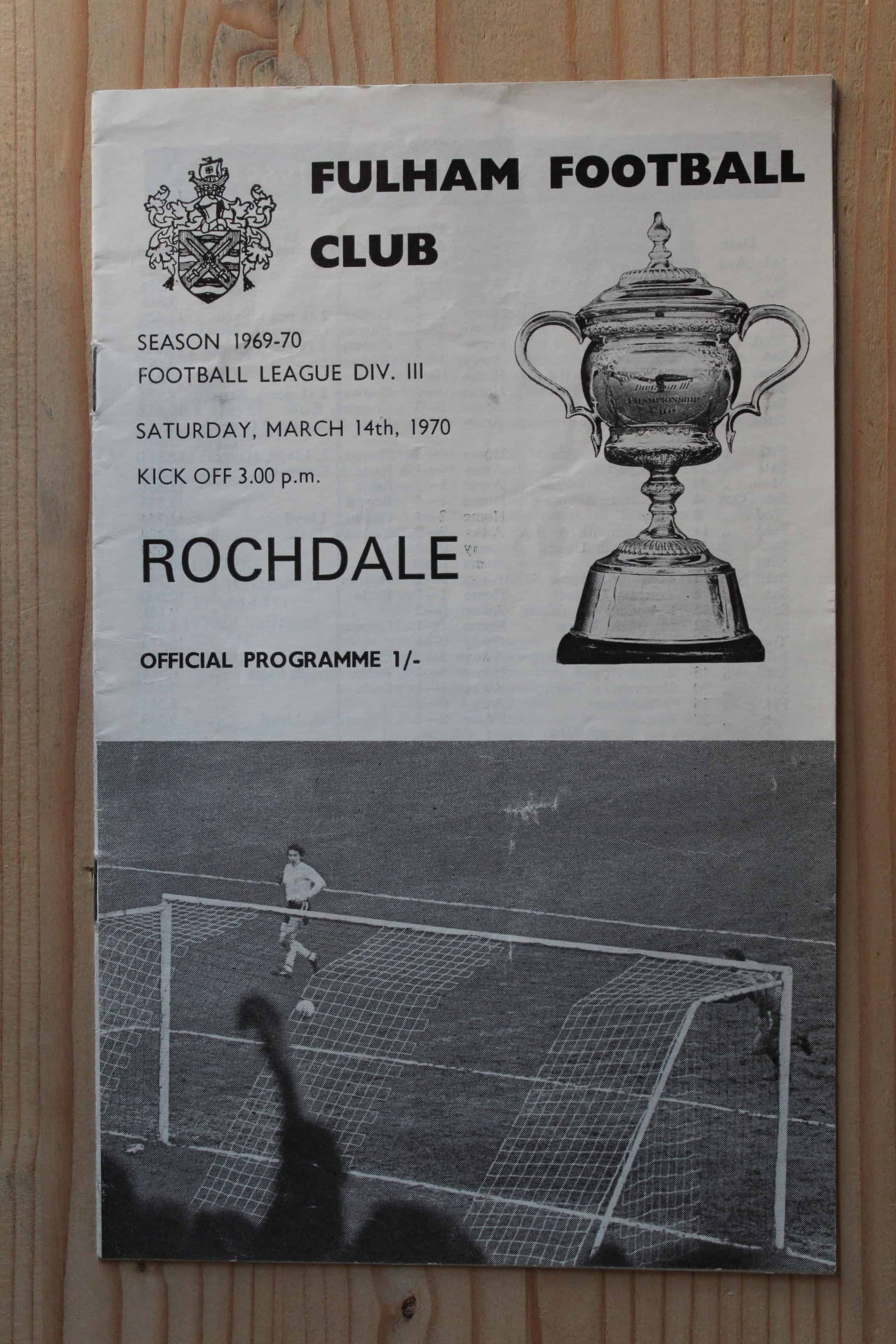 Fulham FC v Rochdale FC