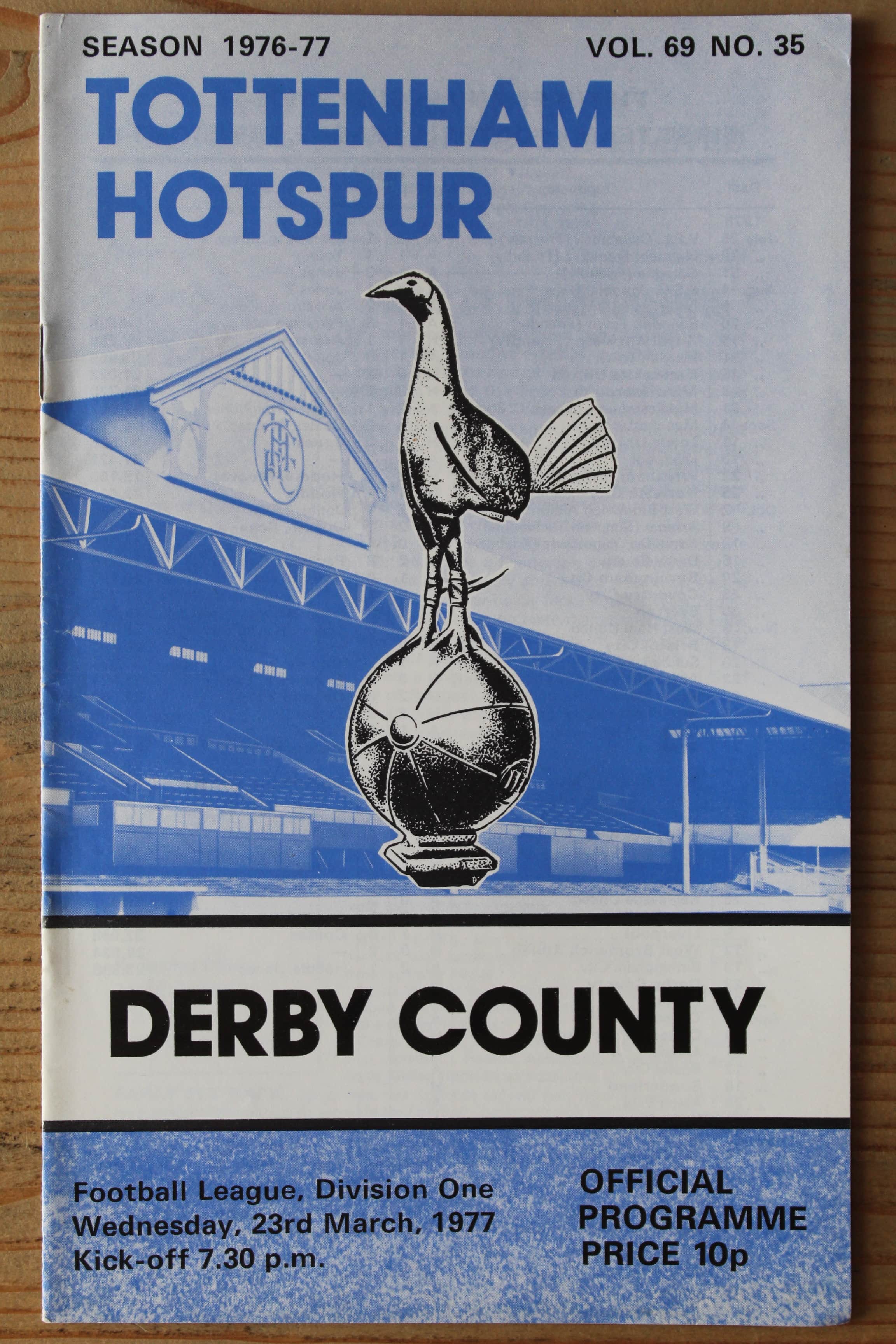 Tottenham Hotspur FC v Derby County FC
