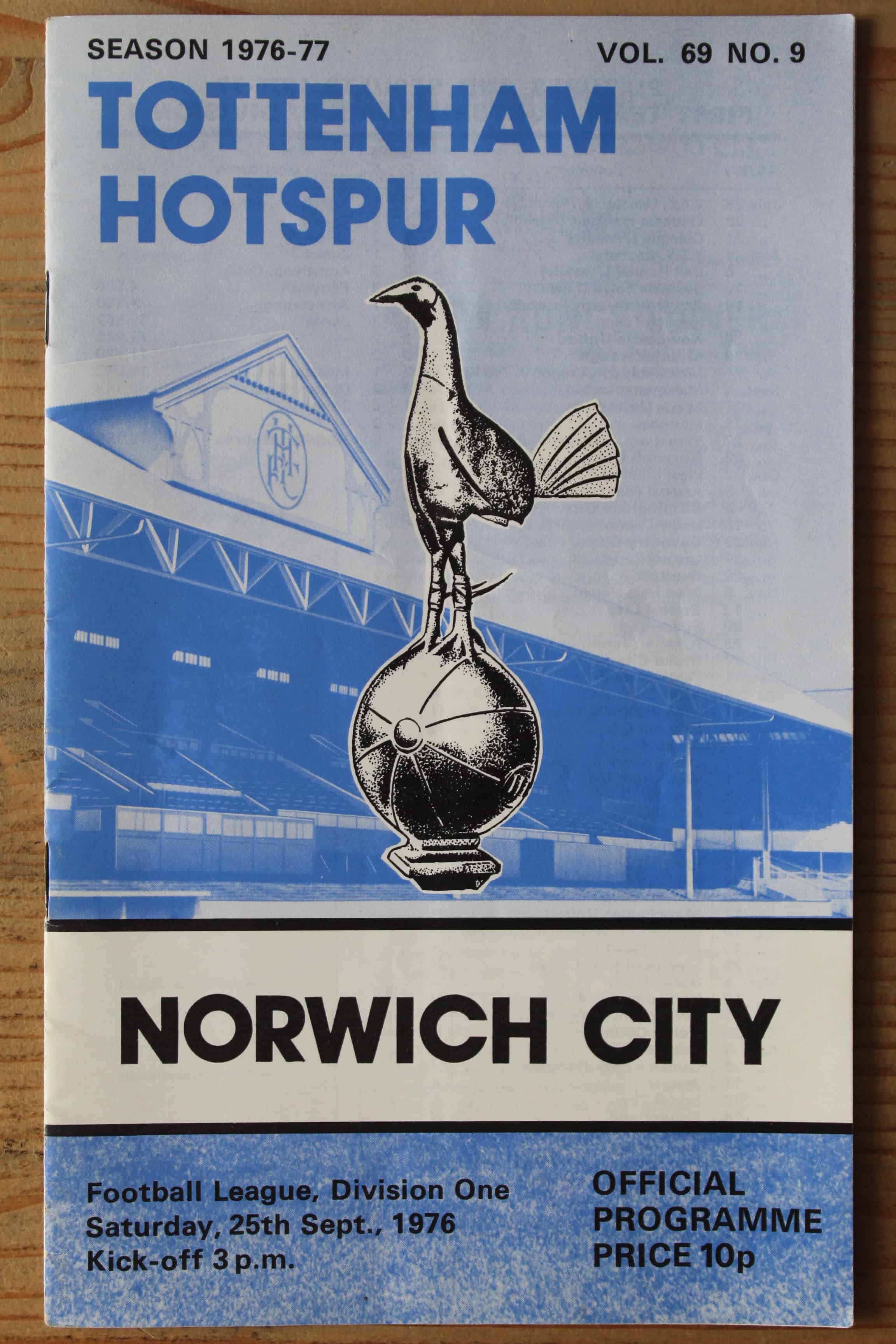 Tottenham Hotspur FC v Norwich City FC