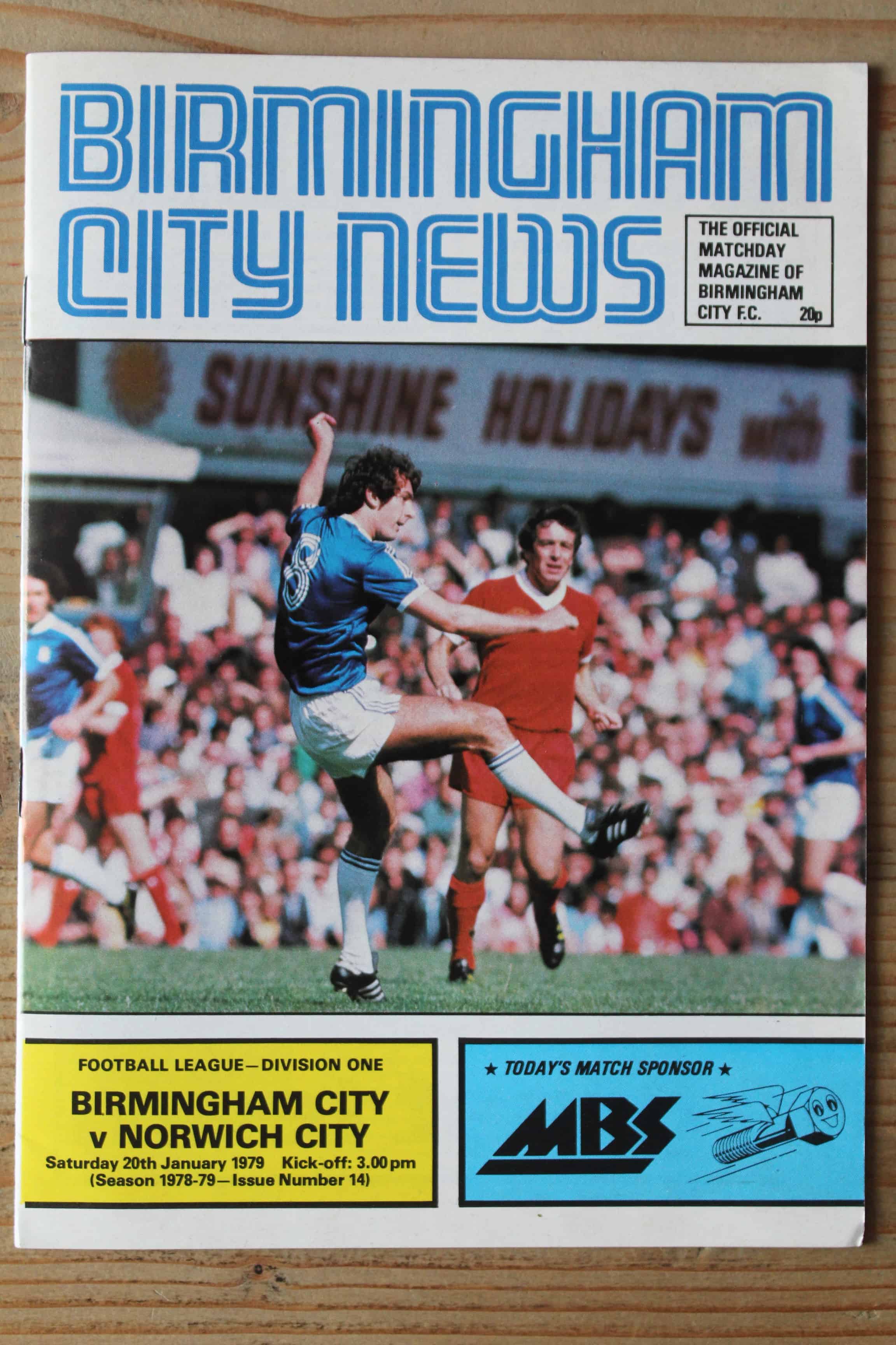 Birmingham City FC v Norwich City FC