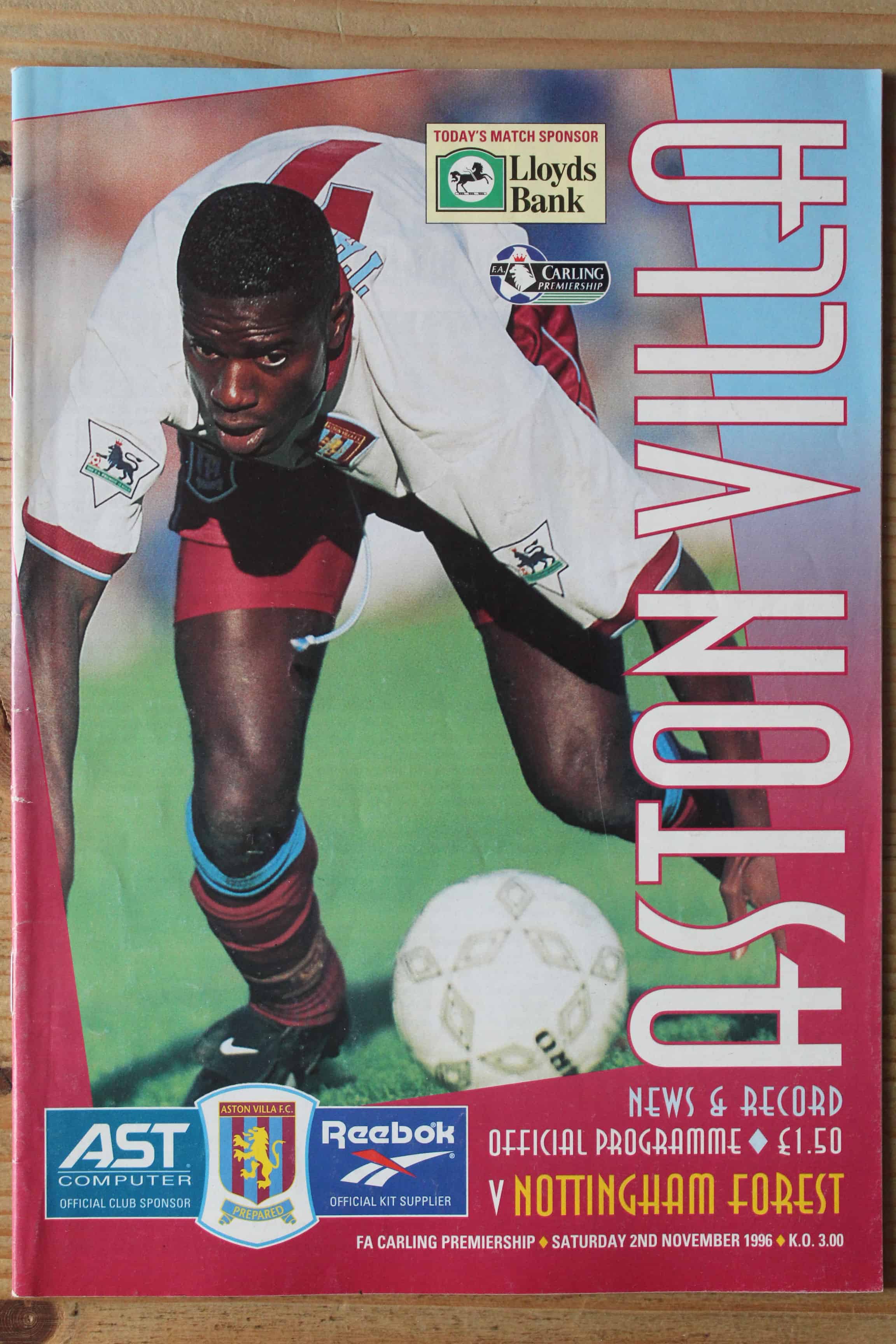 Aston Villa FC v Nottingham Forest FC
