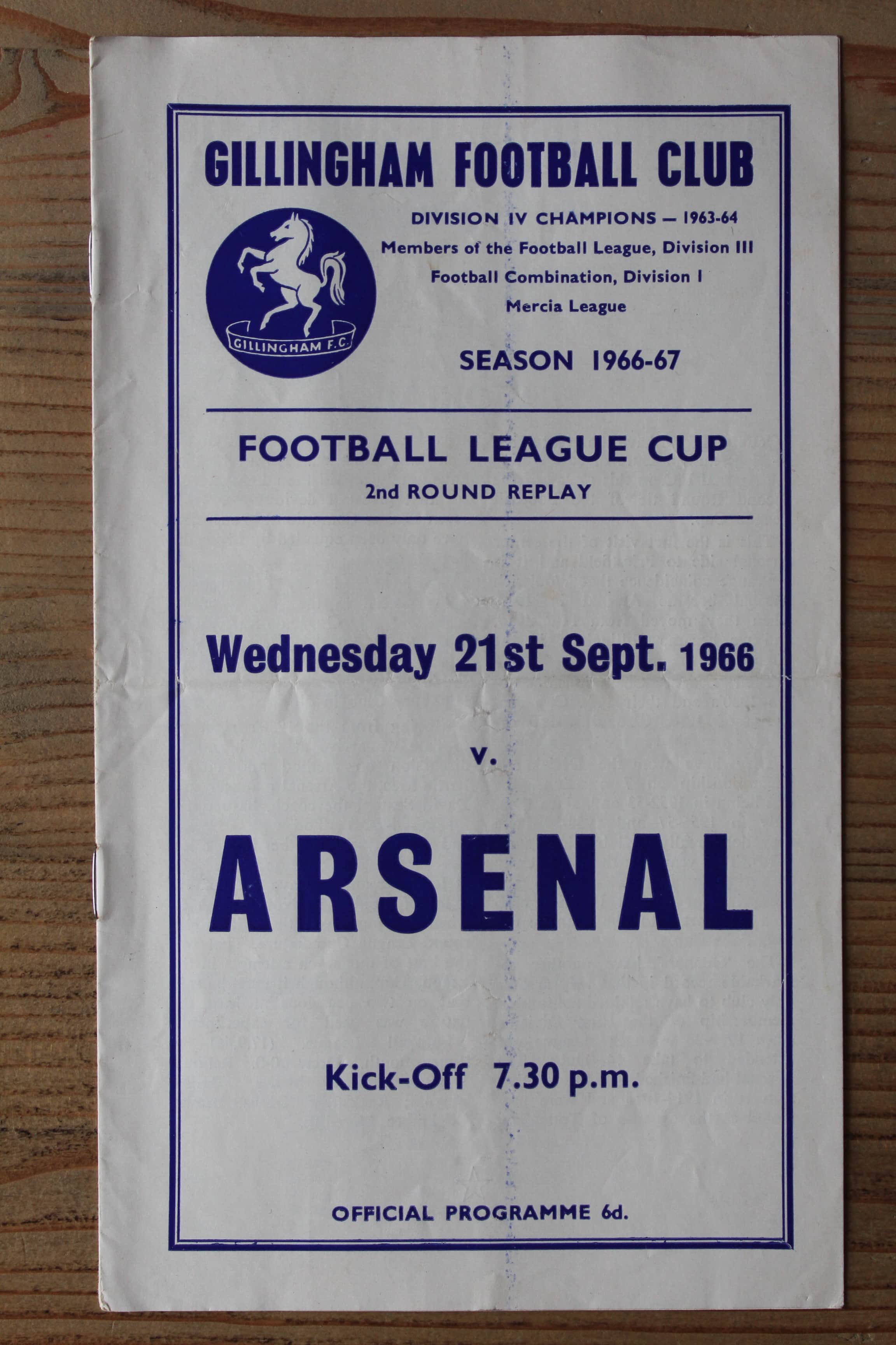 Gillingham FC v Arsenal FC