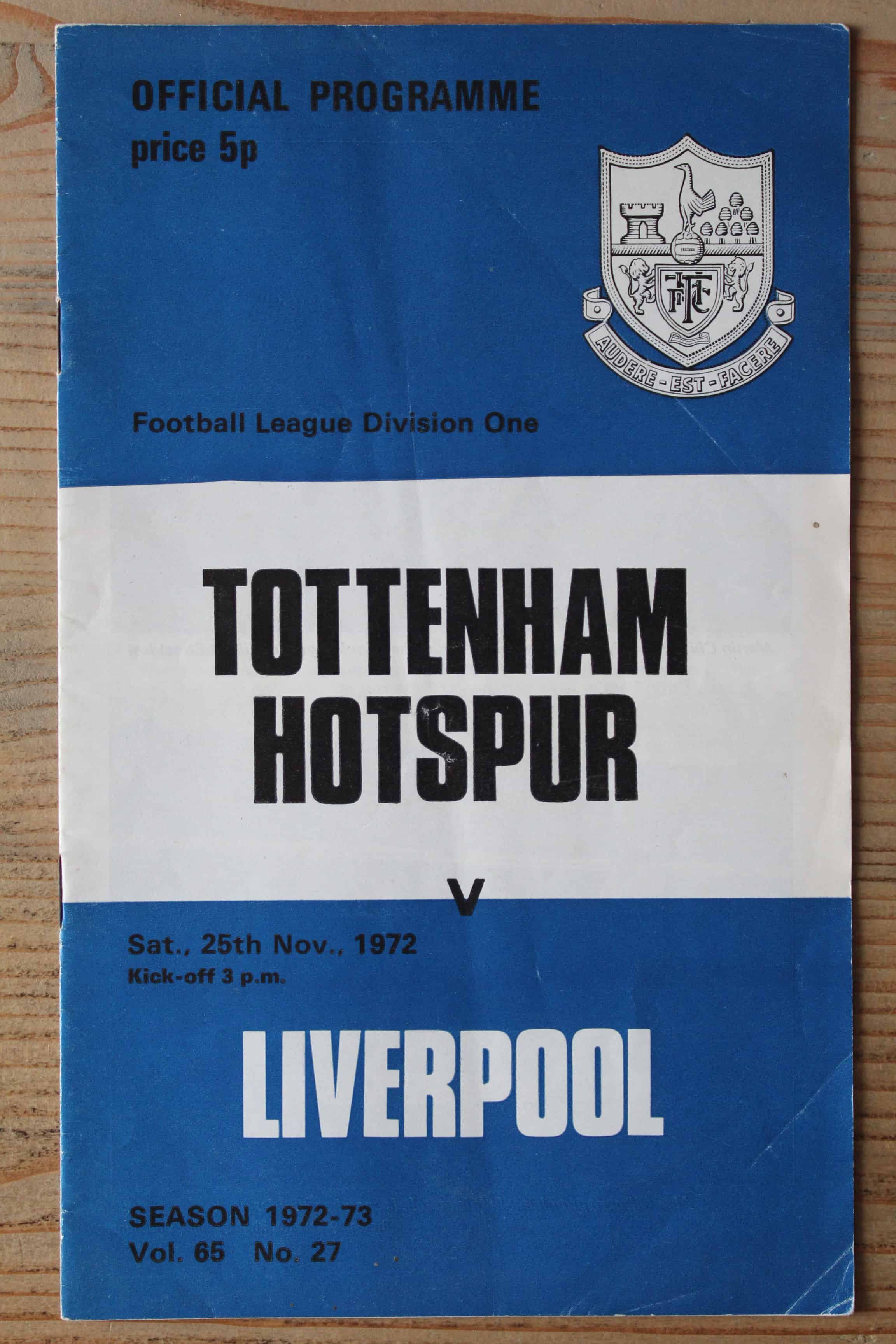 Tottenham Hotspur FC v Liverpool FC