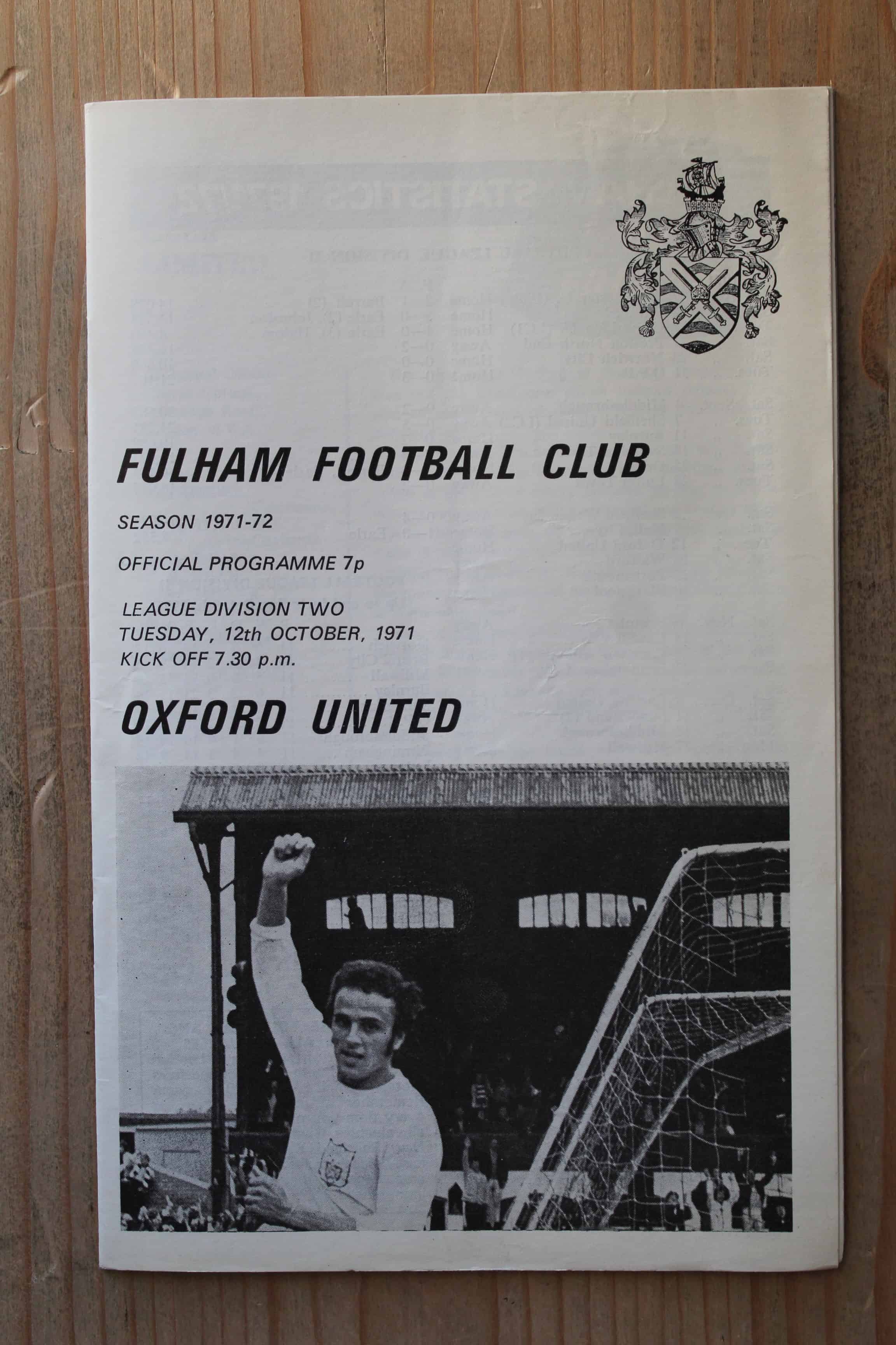 Fulham FC v Oxford United FC