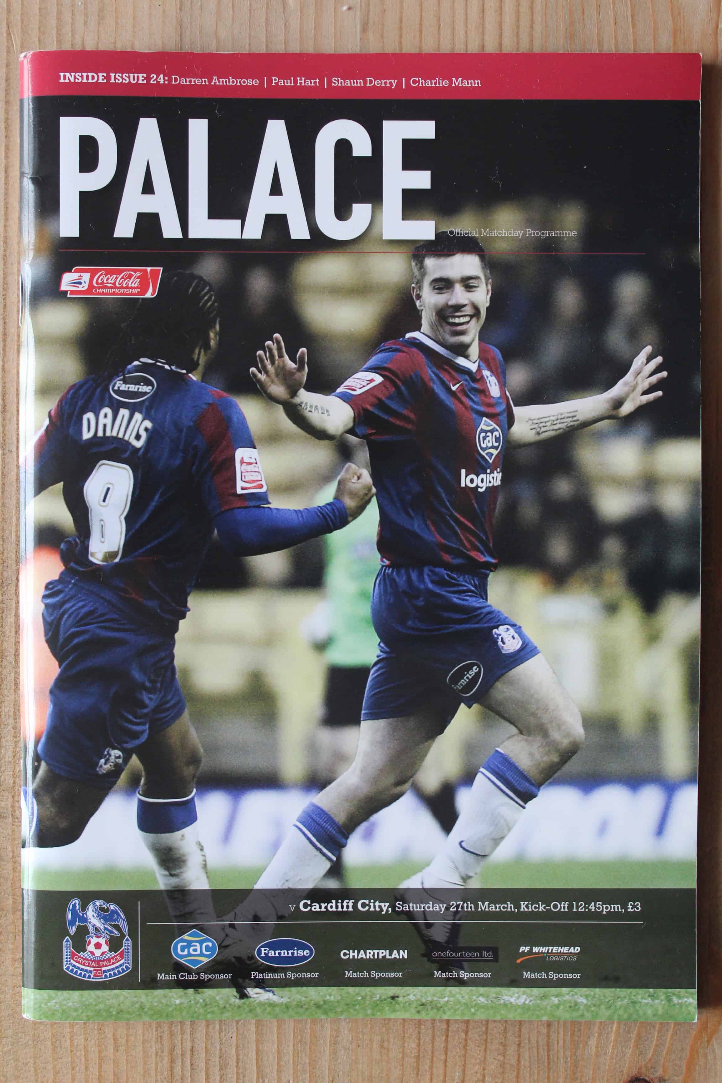 Crystal Palace FC v Cardiff City FC