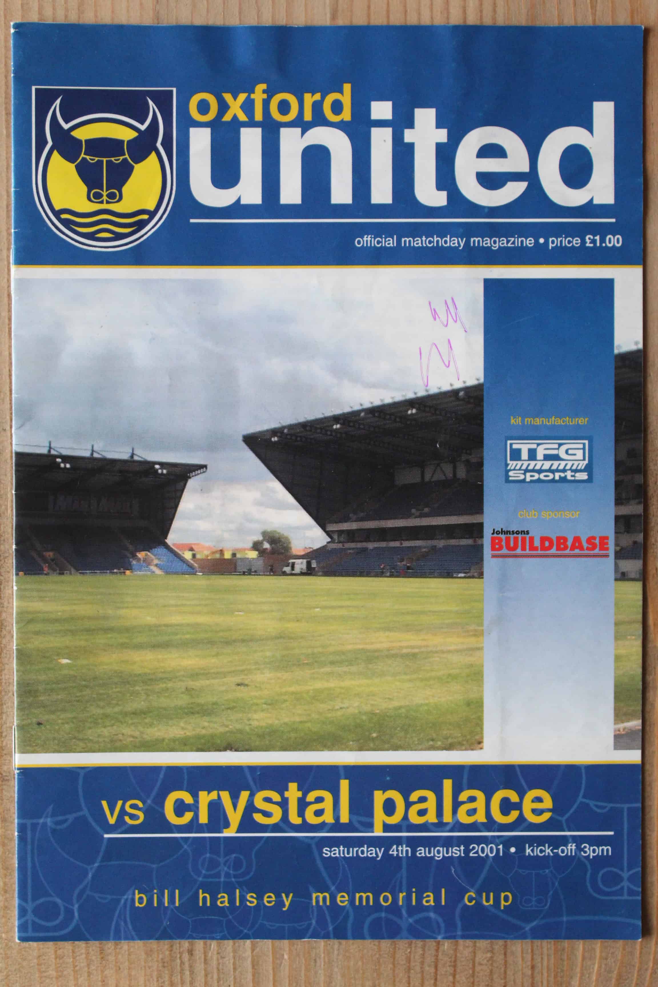 Oxford United FC v Crystal Palace FC