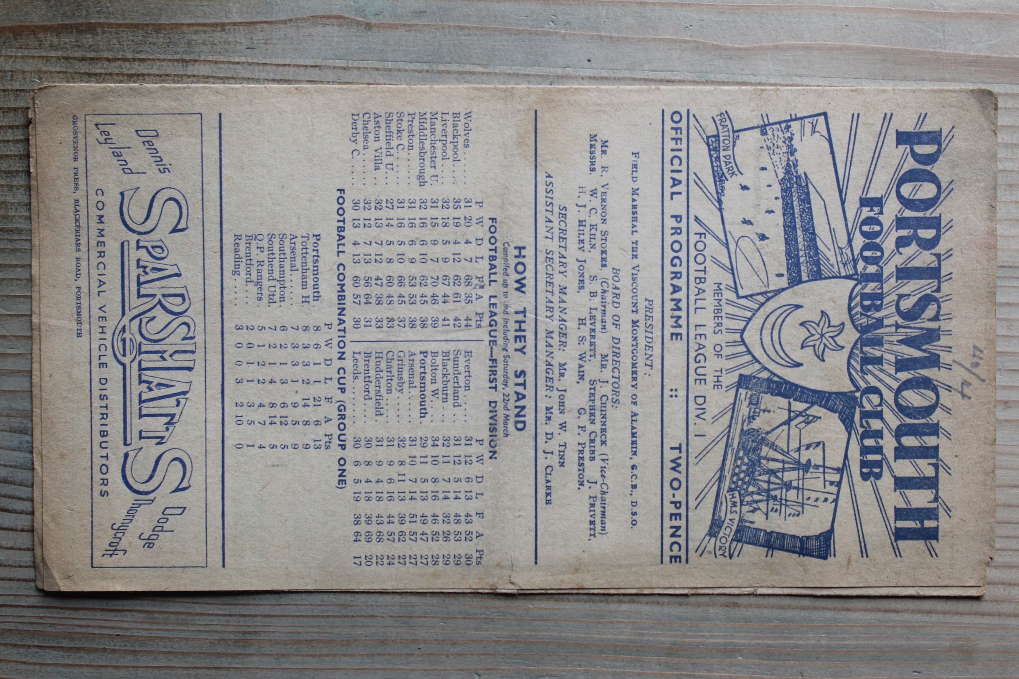 Portsmouth FC v Middlesbrough FC