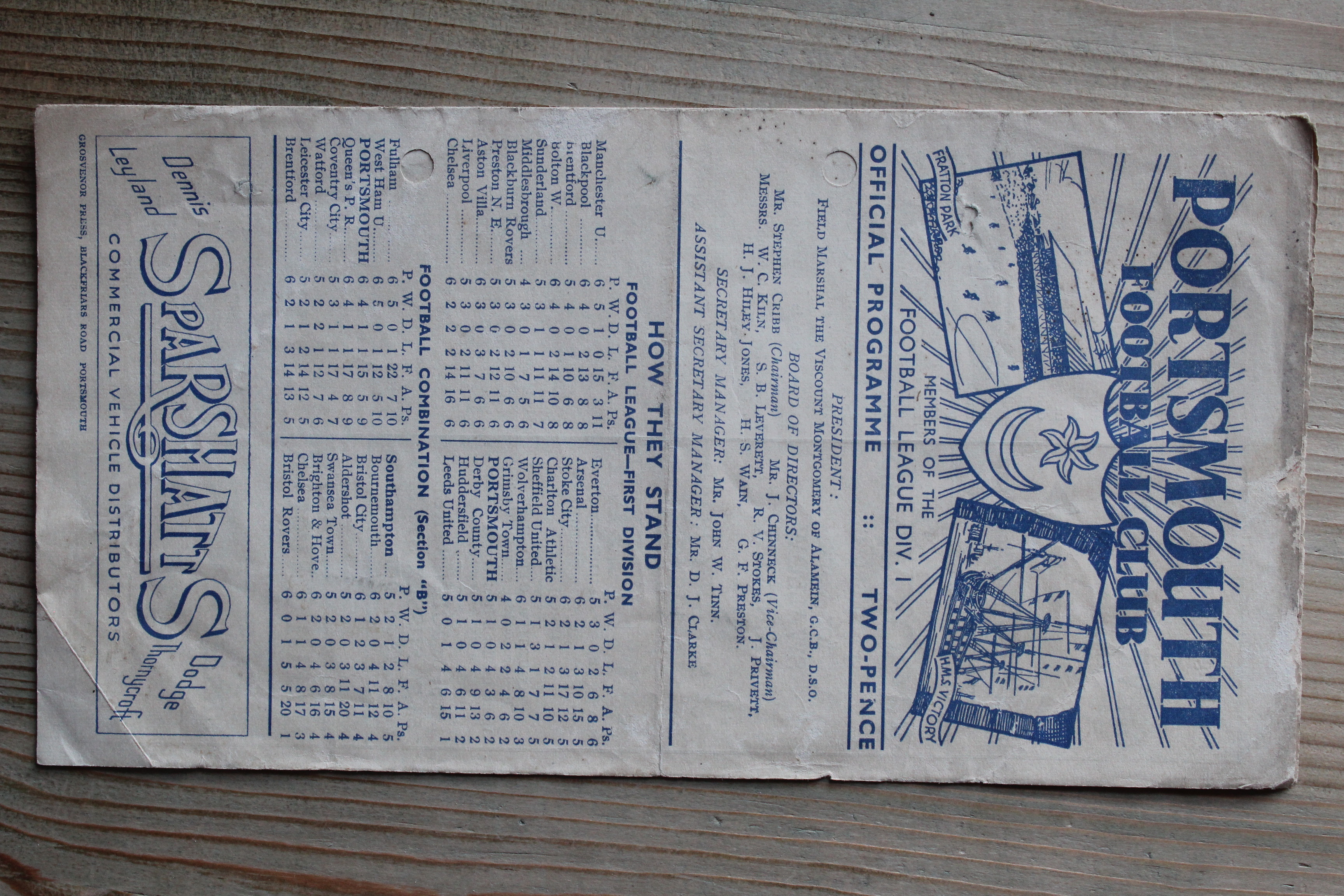 Portsmouth FC v Huddersfield Town FC