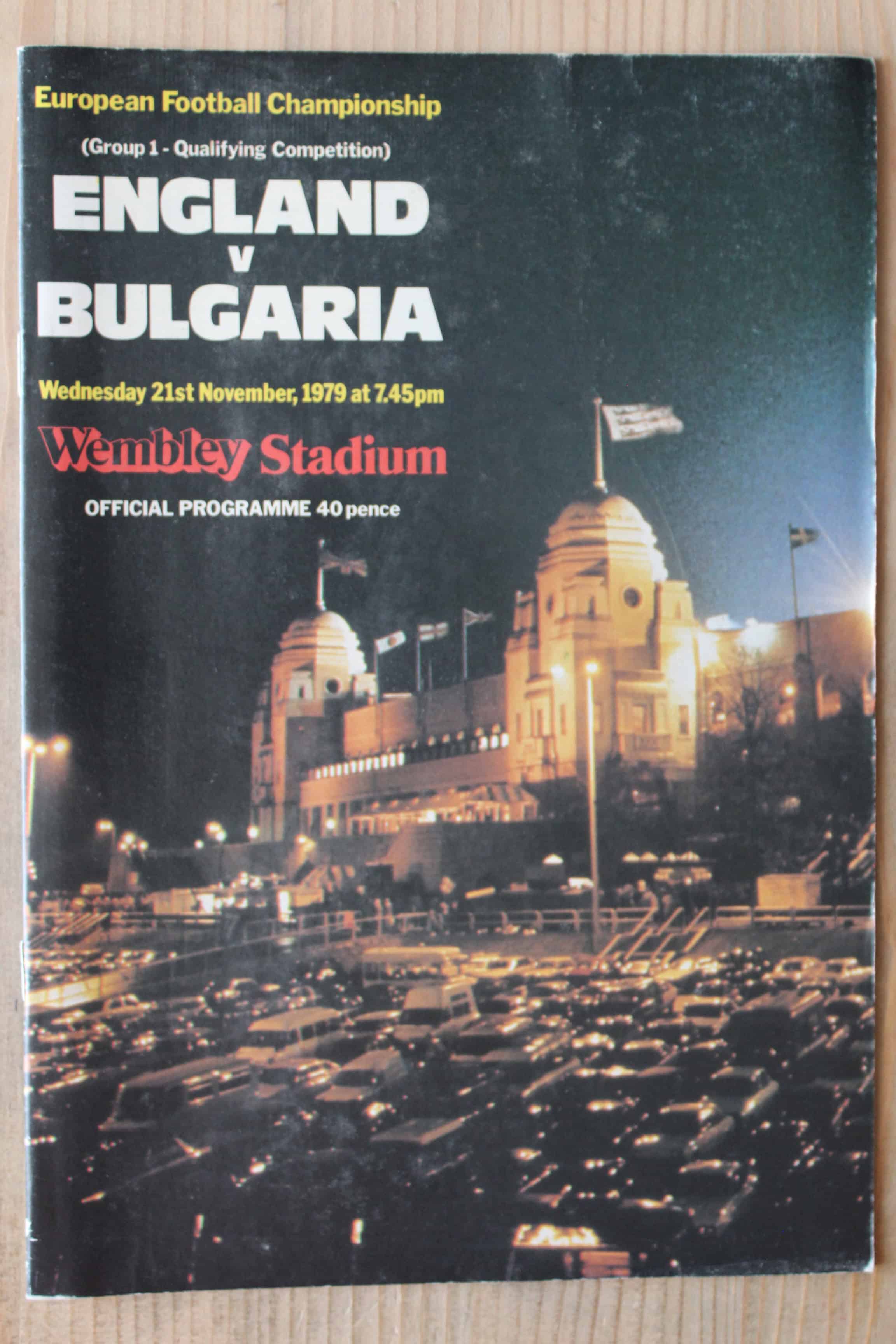 England v Bulgaria