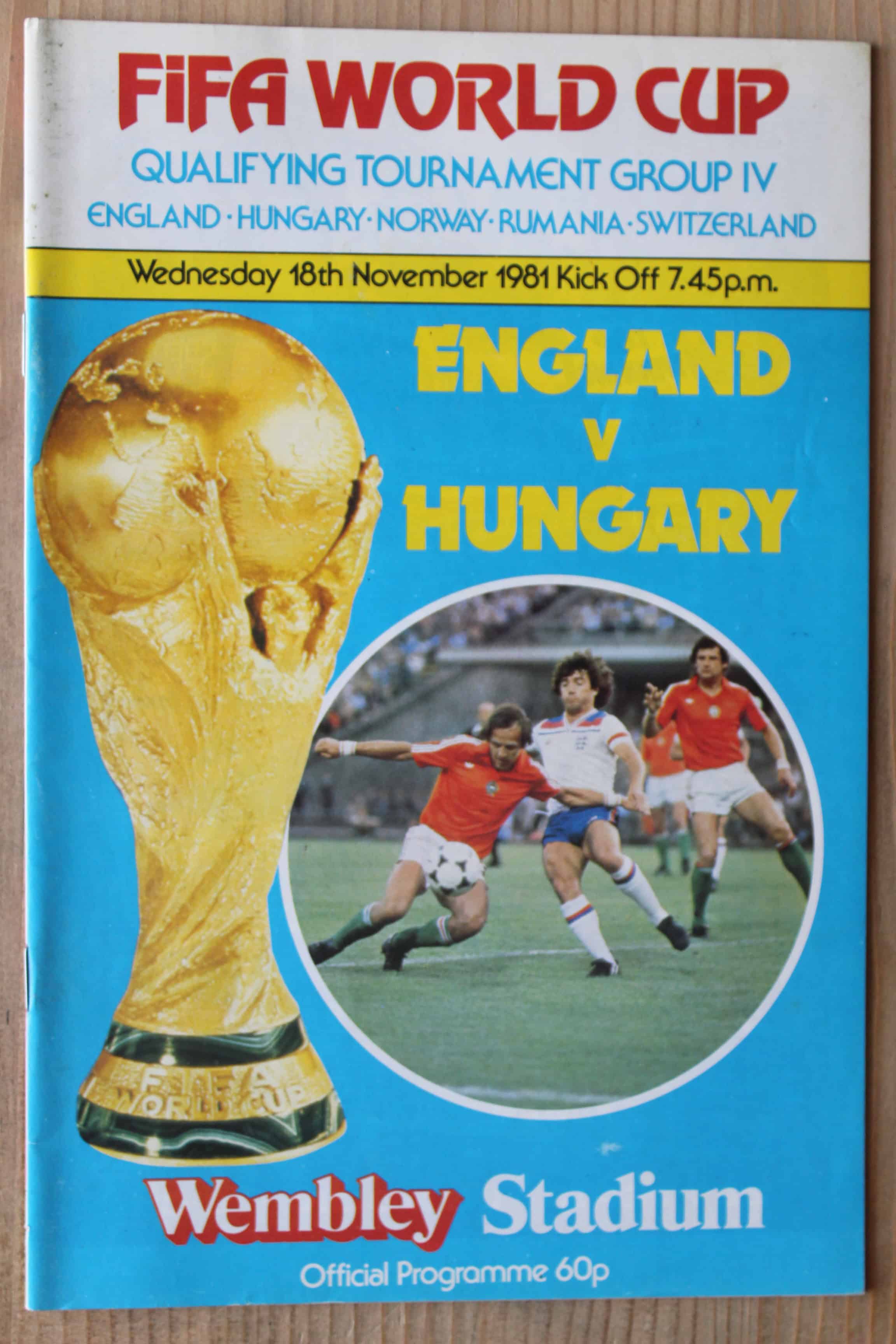 England v Hungary