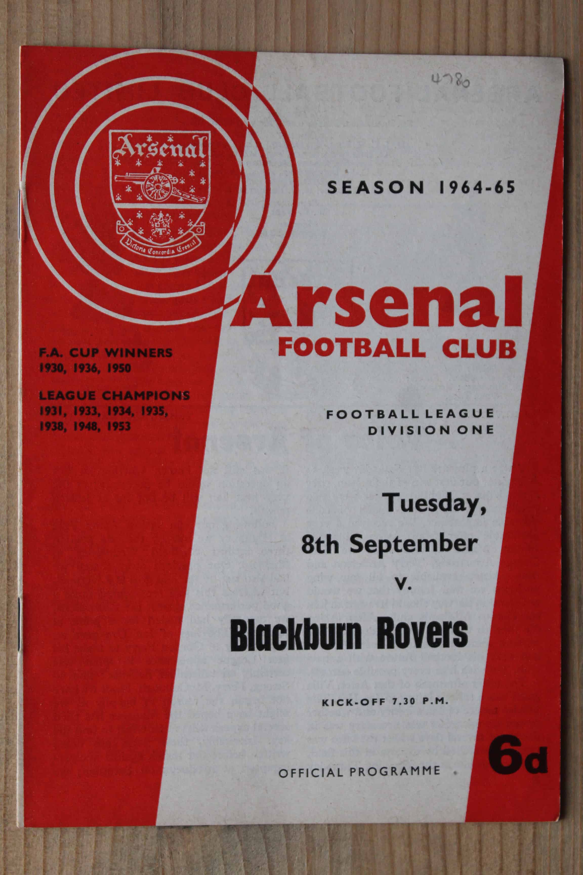 Arsenal FC v Blackburn Rovers FC