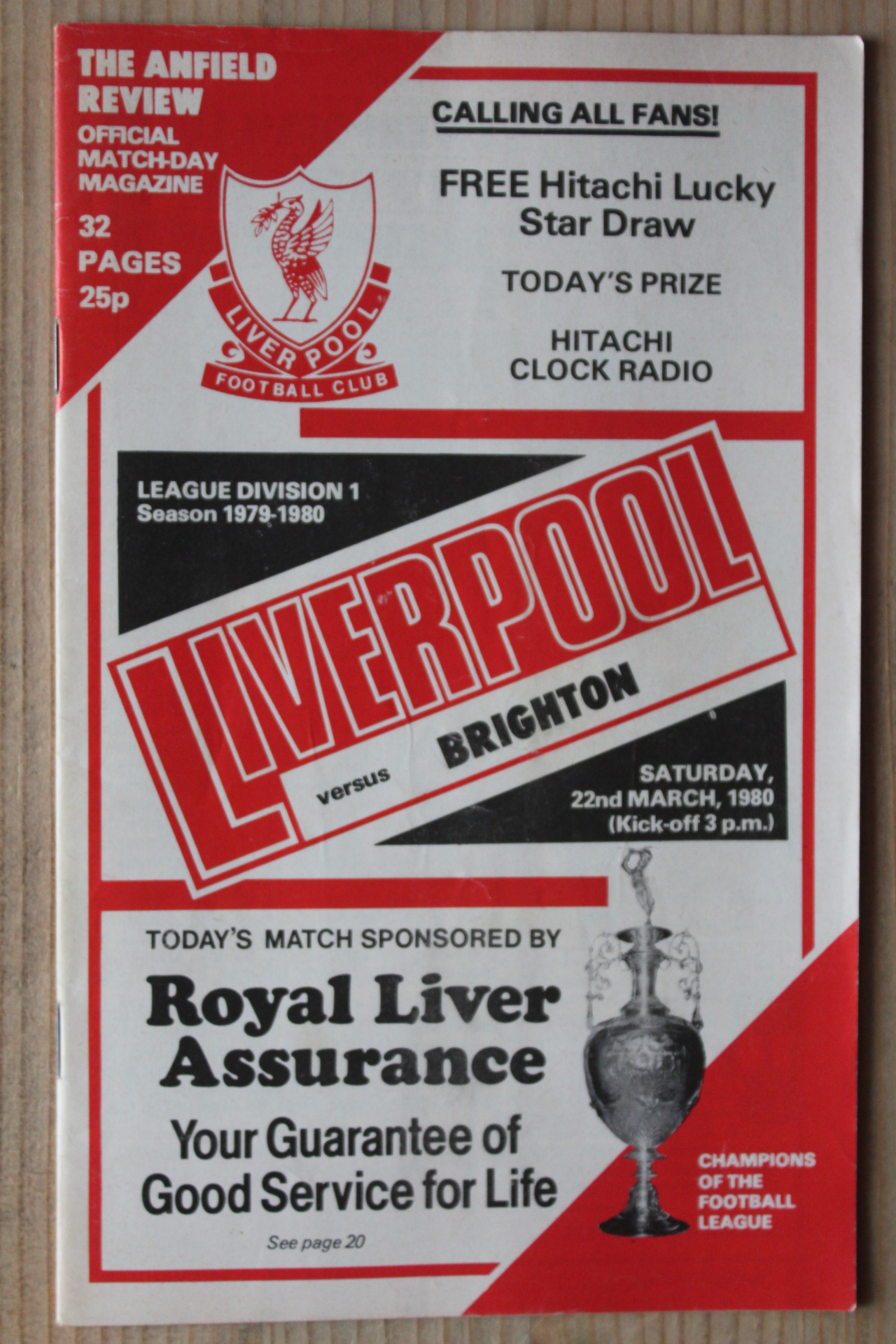 Liverpool FC v Brighton & Hove Albion FC
