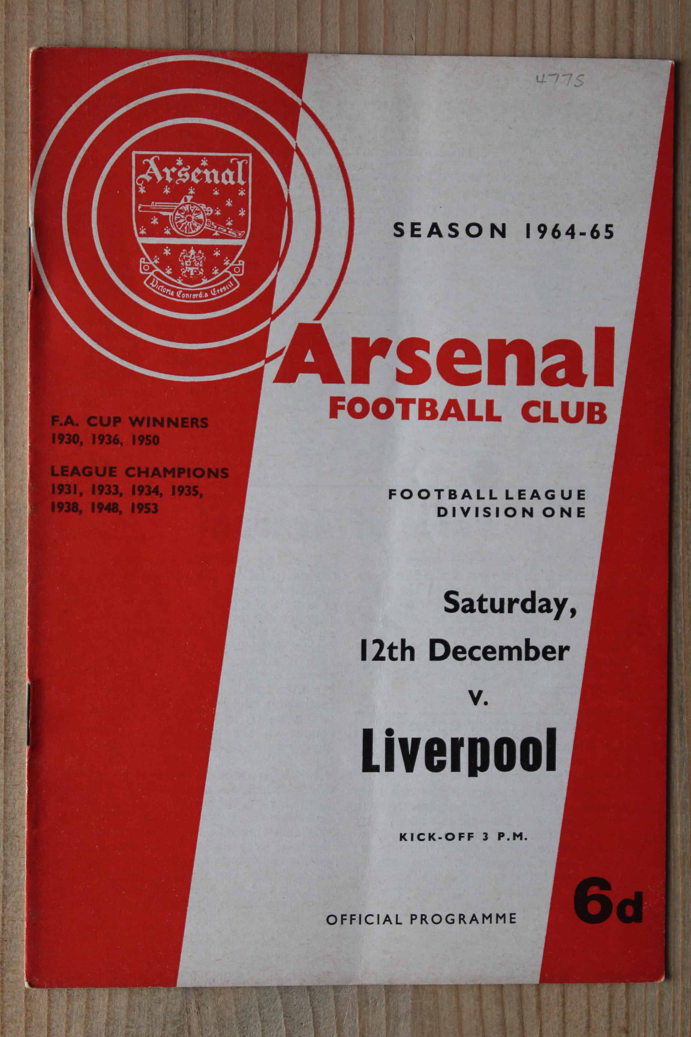 Arsenal FC v Liverpool FC