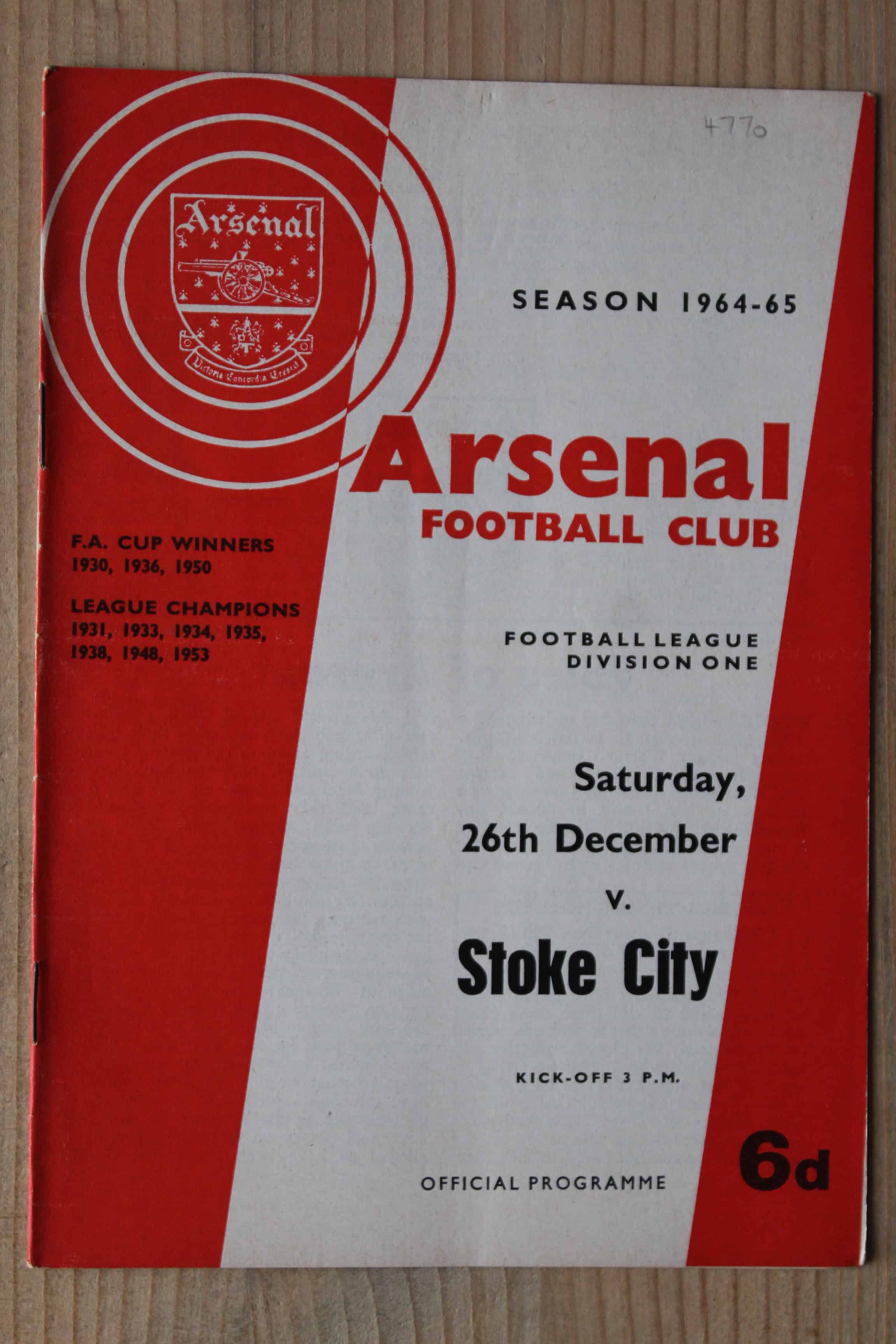 Arsenal FC v Stoke City FC