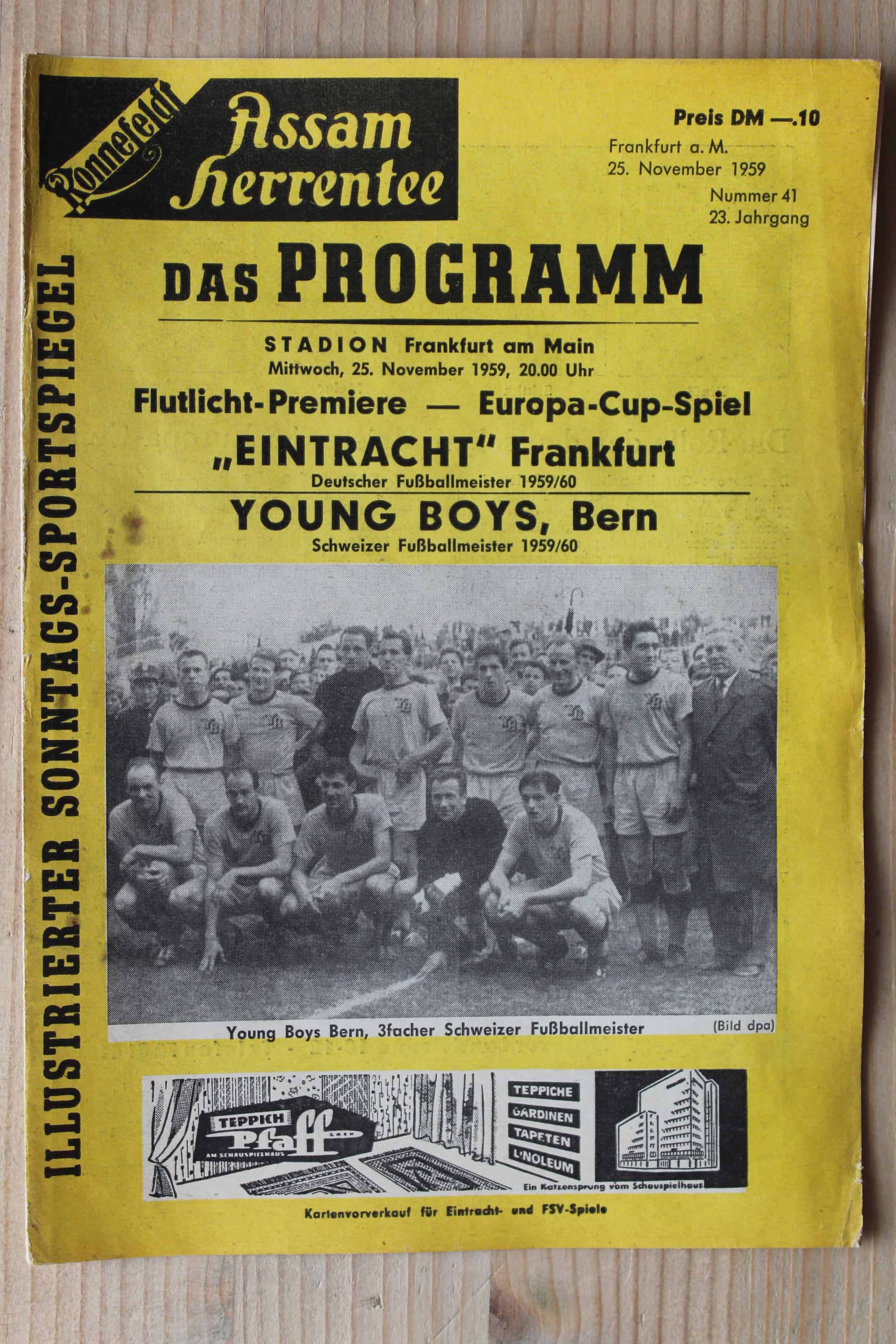 Eintracht Frankfurt v Young Boys Berne