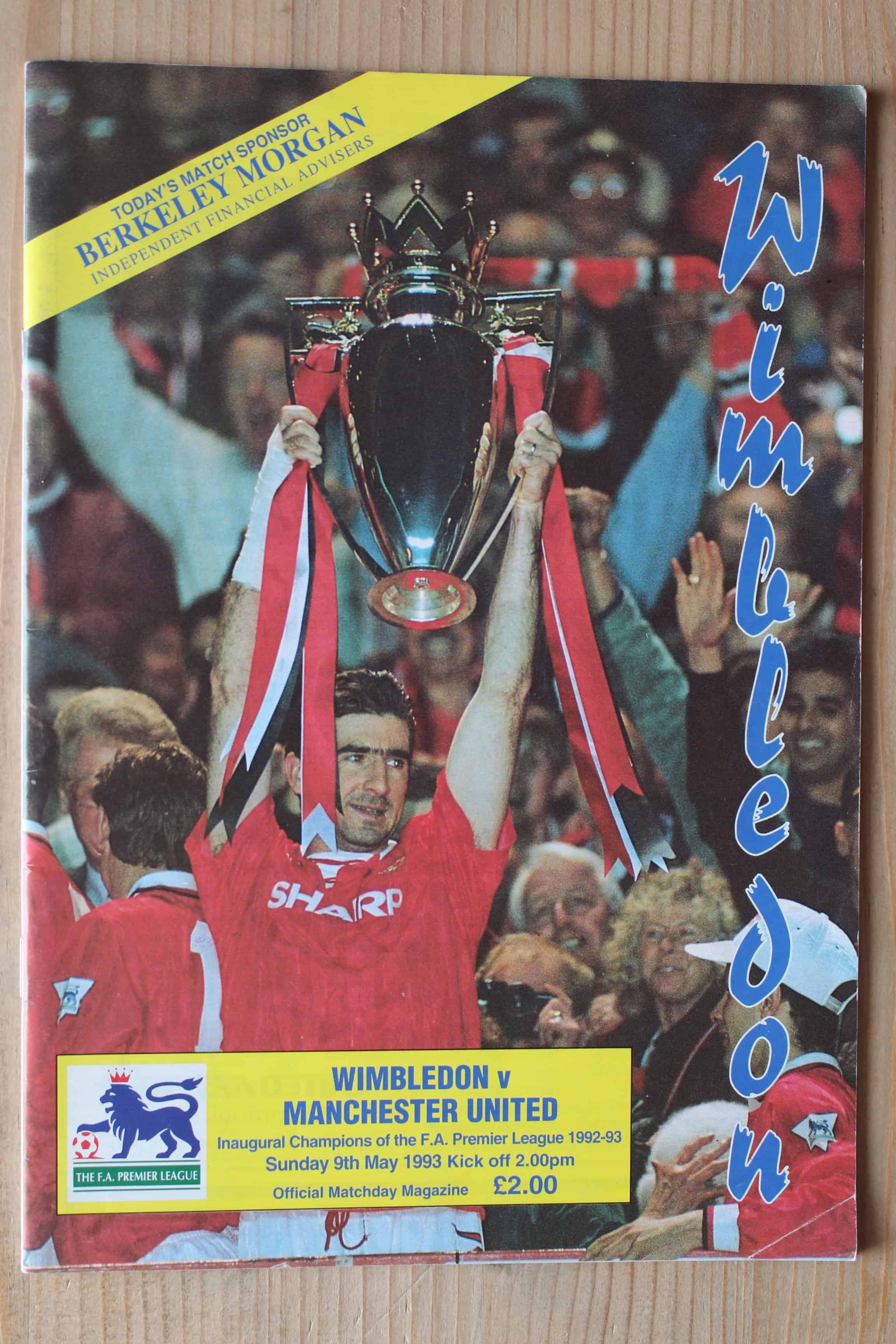 Wimbledon v Manchester United FC