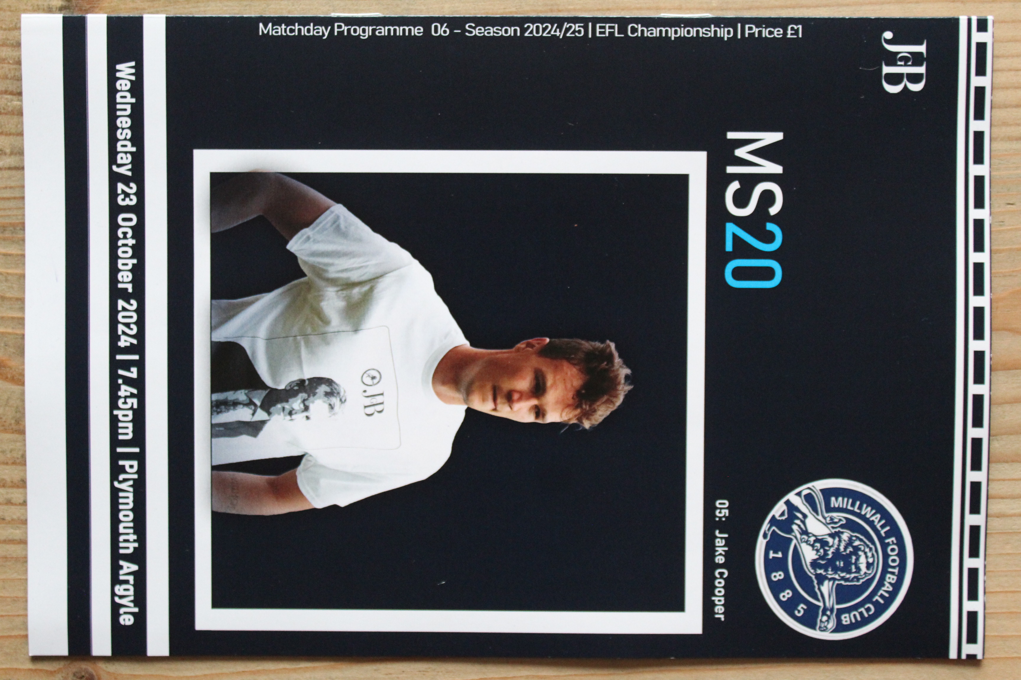 Millwall FC v Plymouth Argyle FC
