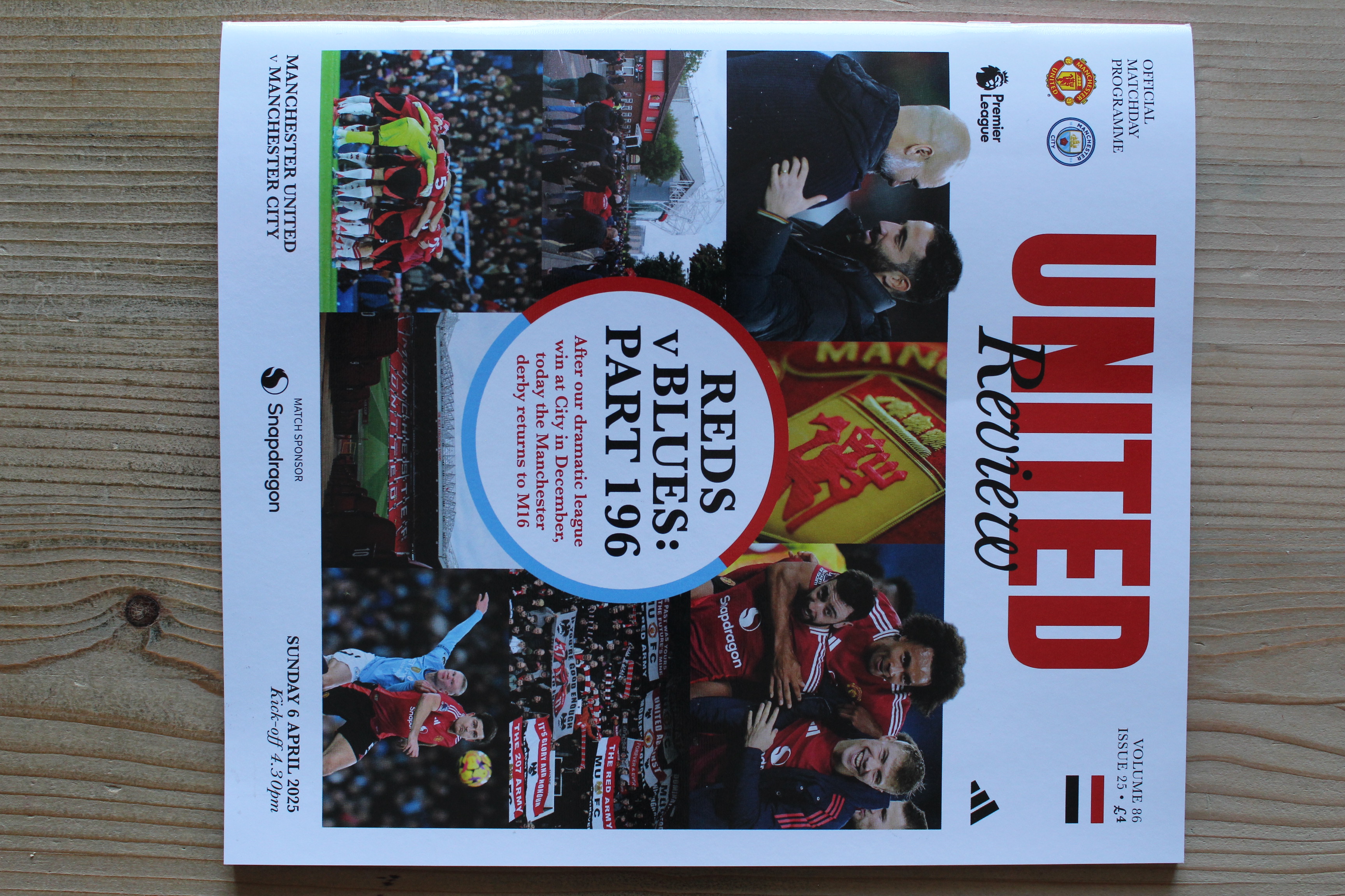 Manchester United FC v Manchester City FC